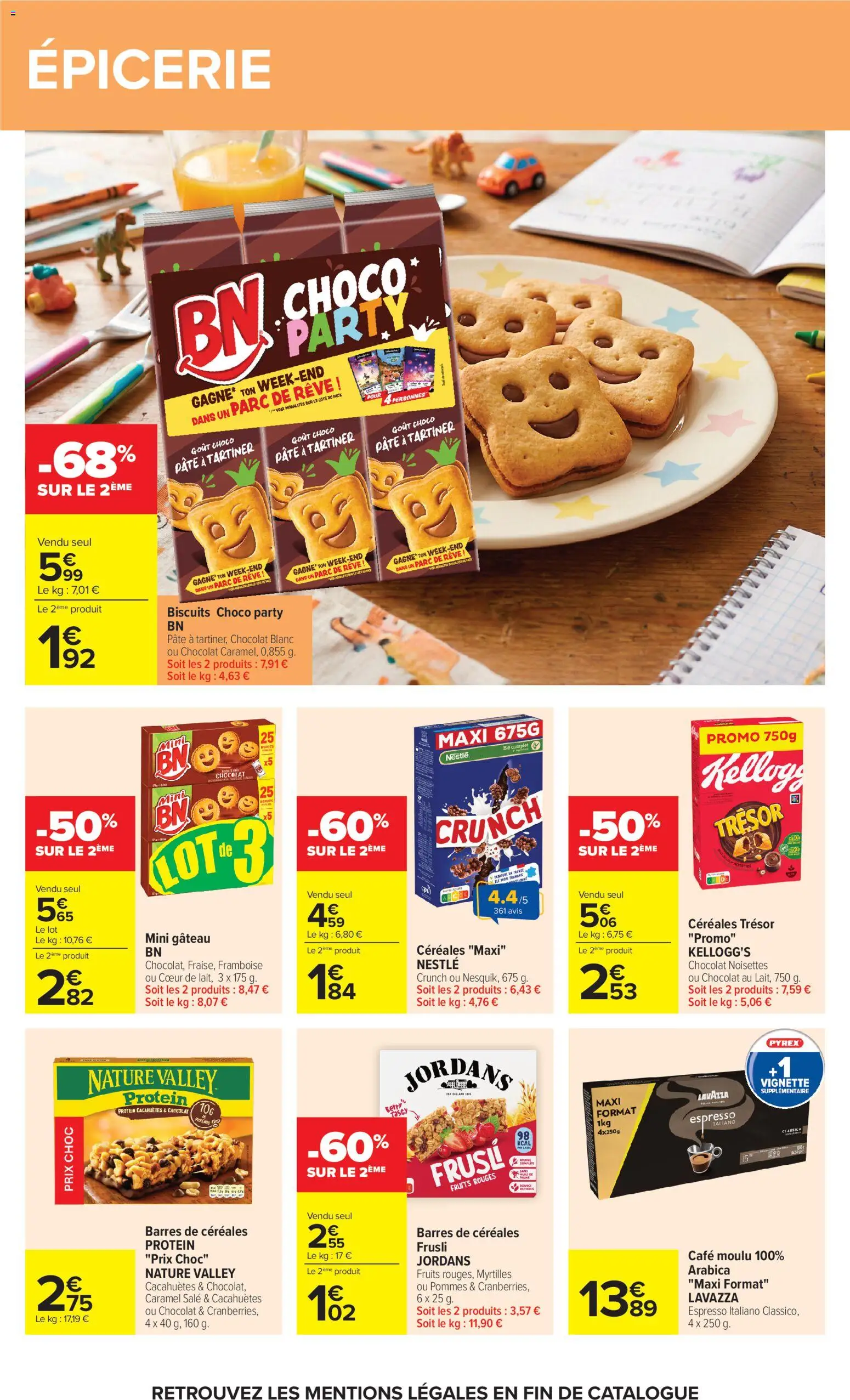 {H1} | Page: 40 | Produits: Framboise, Café moulu, Café, Pommes