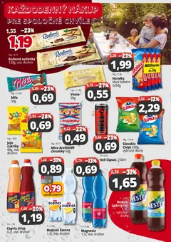 CBA Komfos leták platný od 03.08.2026 | Strana: 4 | Produkty: Čaj, Smotana, Mila, Horálky