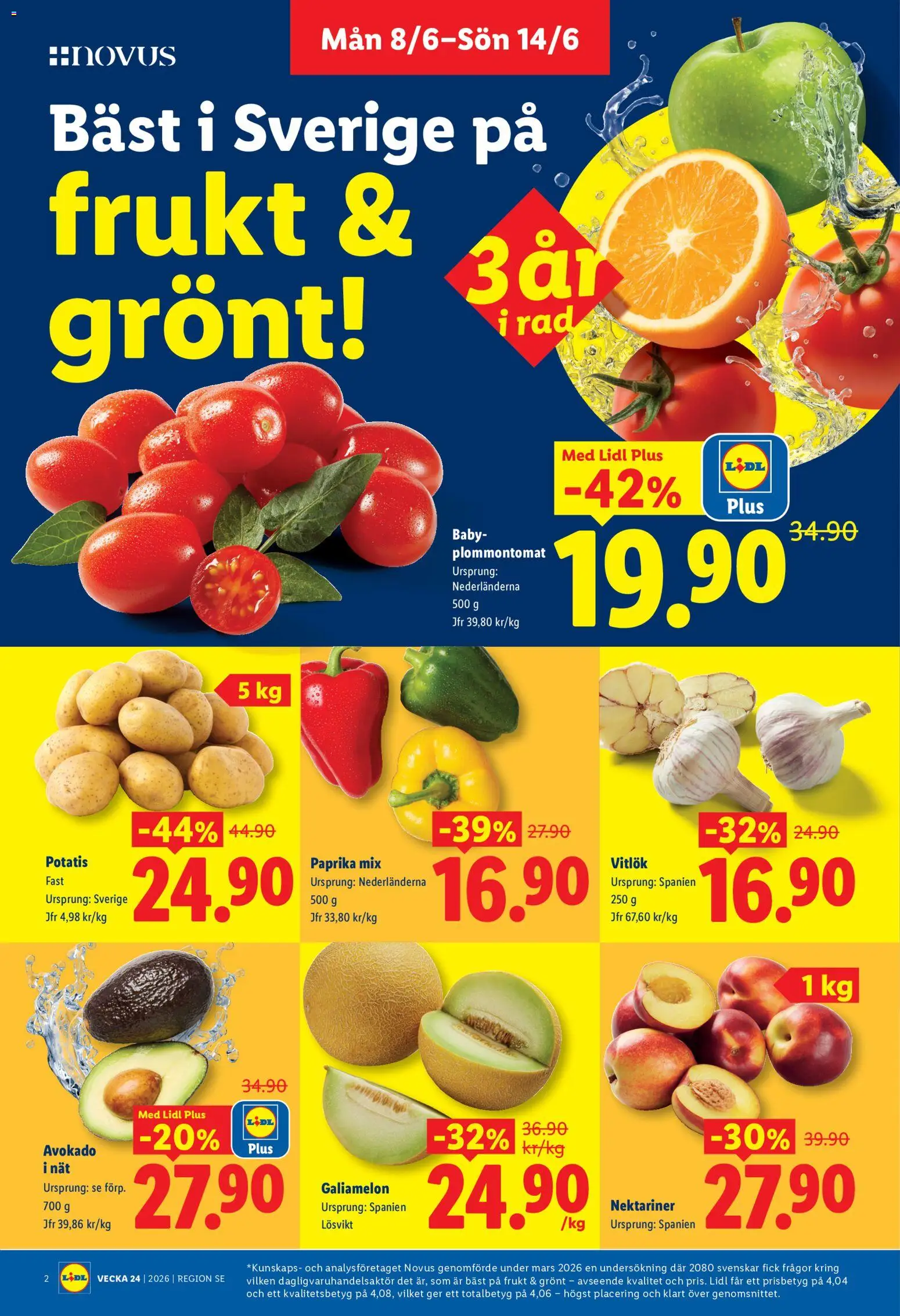 Lidl reklamblad aktuell från 08.06.2026 | Sida: 2 | Produkter: Vitlök, Potatis