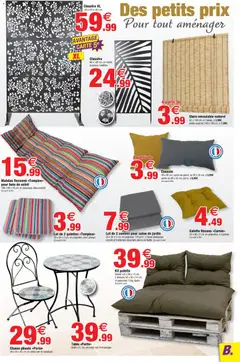 Bazarland - Prévisualisation de Bazarland catalogue valide à partir de 01/07/2026 | Page: 5 | Produits: Chaise pliante, Store, Salon de jardin, Chaise