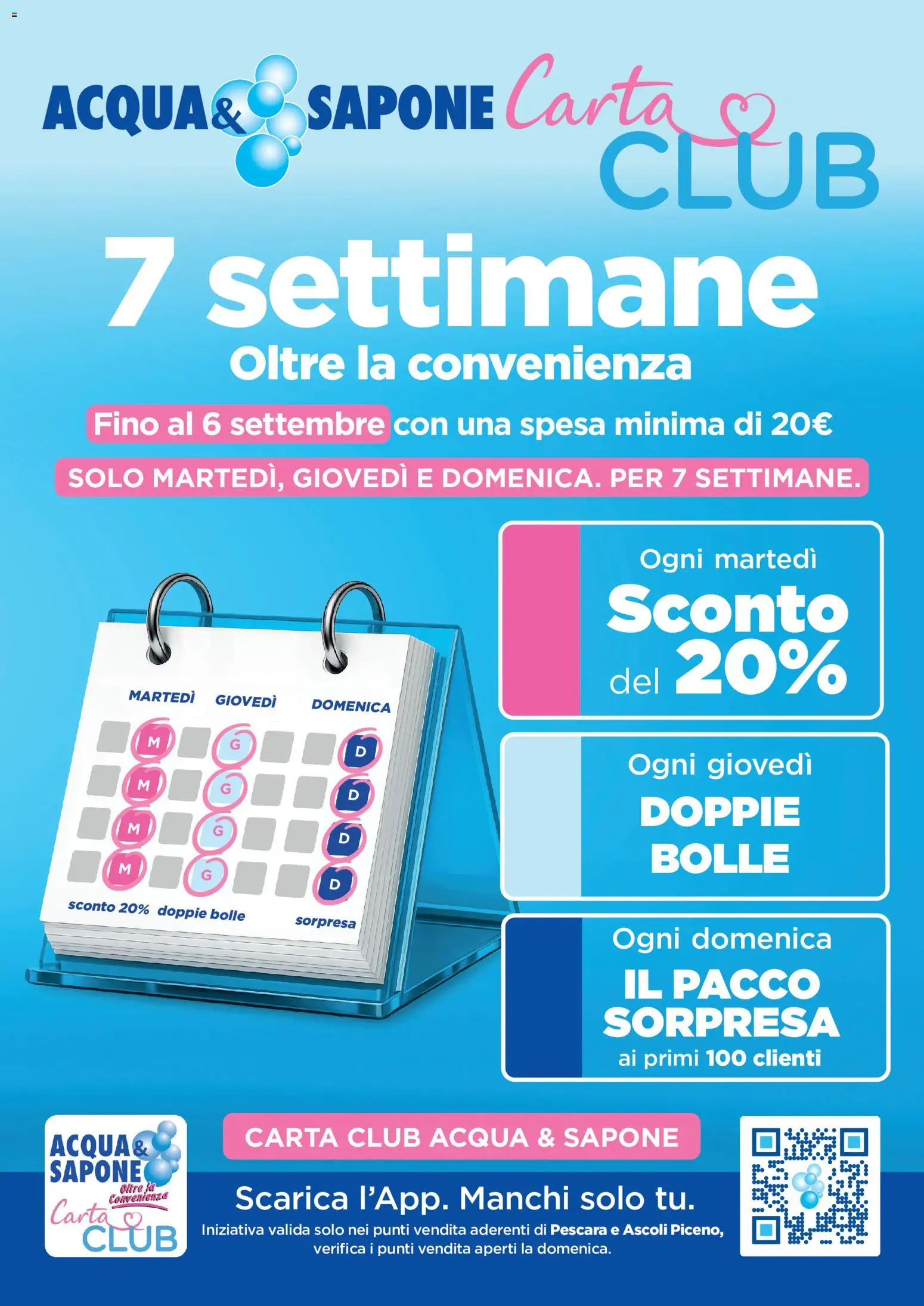 Volantino Acqua e Sapone del 14/07/2026 | Pagina: 1 | Prodotti: Sapone, Acqua