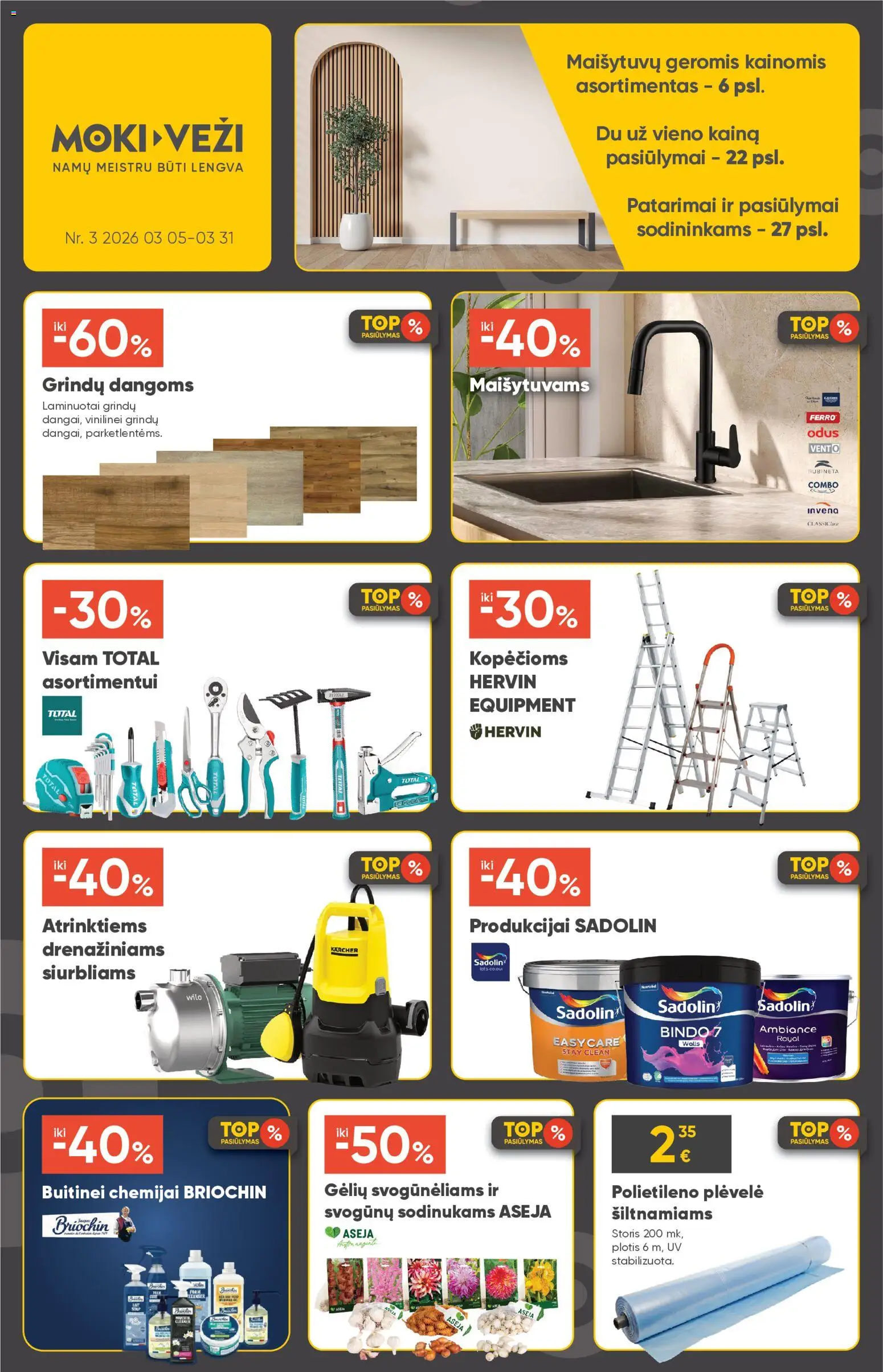 MOKI VEŽI akcijos nuo 05.03.2026 | Puslapis: 1