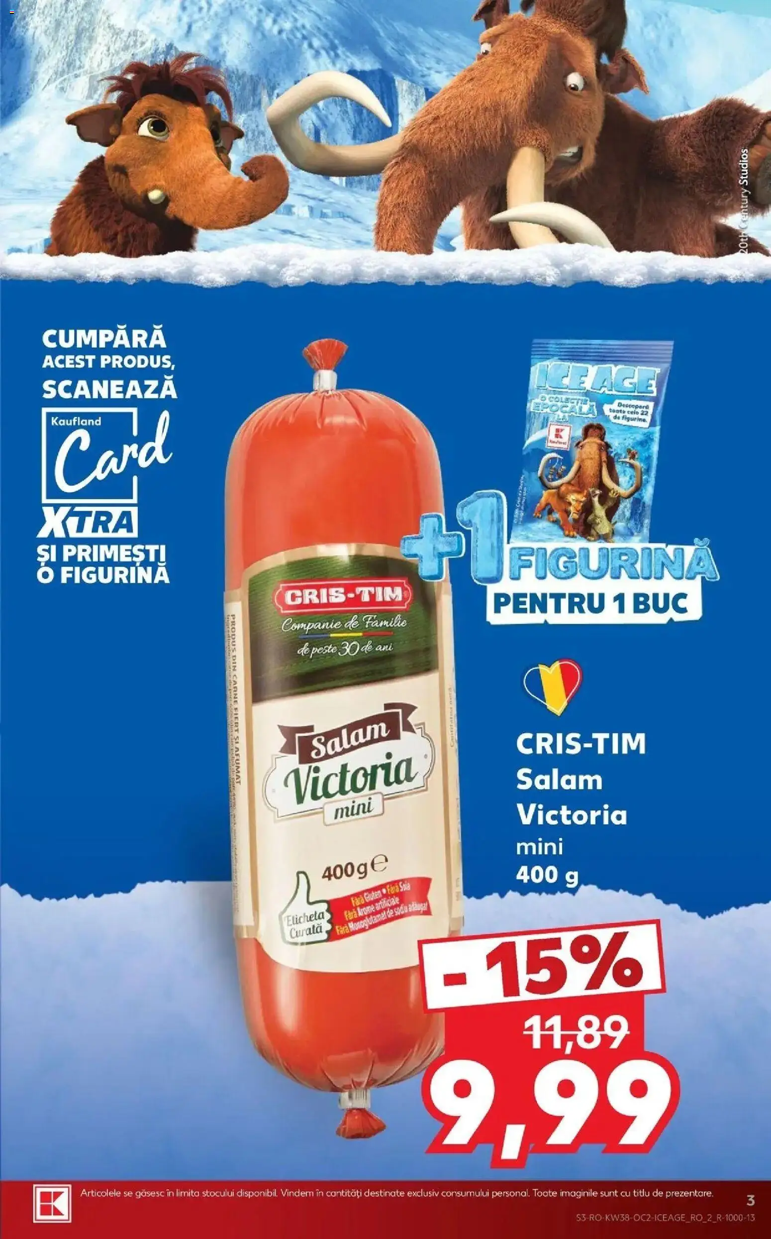 Kaufland Viseu de Sus 16.09.2026 - Revista si Oferta | Pagină: 3 | Produse: Salam, Pește