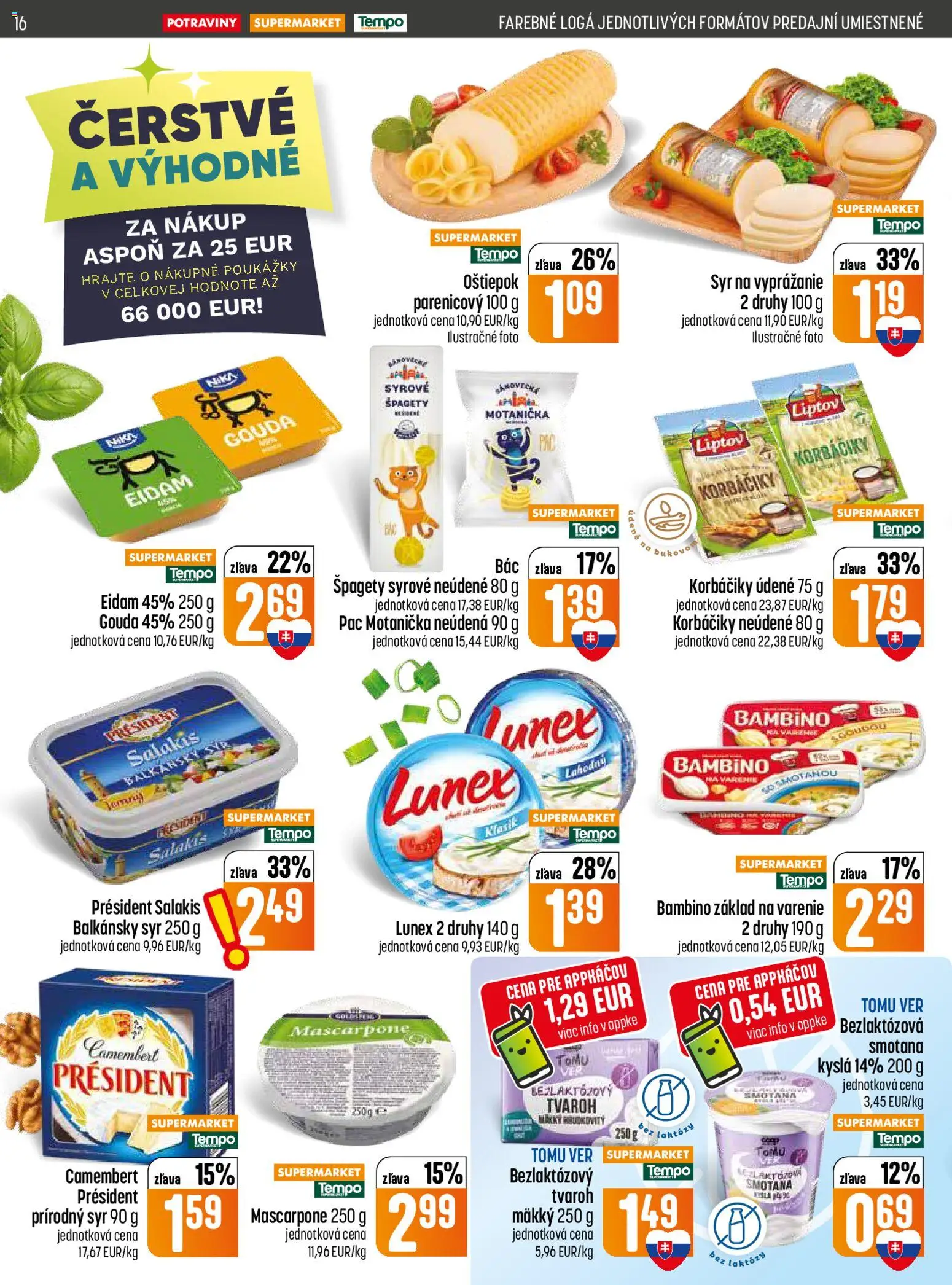 Nové COOP Jednota akcie – leták je platný od 16.07.2026 | Strana: 16