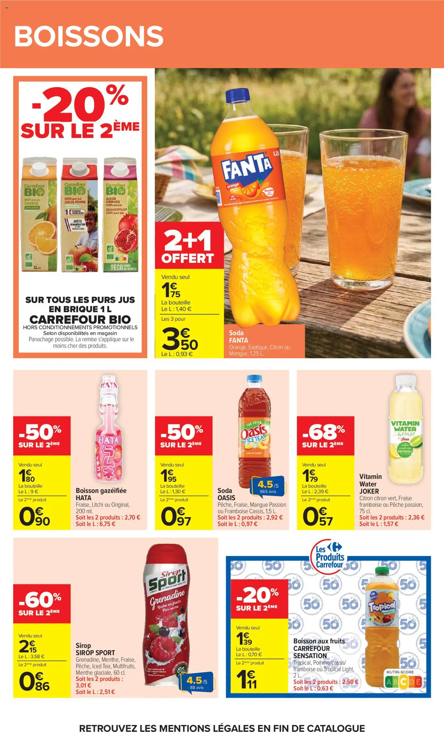 {H1} | Page: 40 | Produits: Citron, Litchi, Jus de fruits, Thé