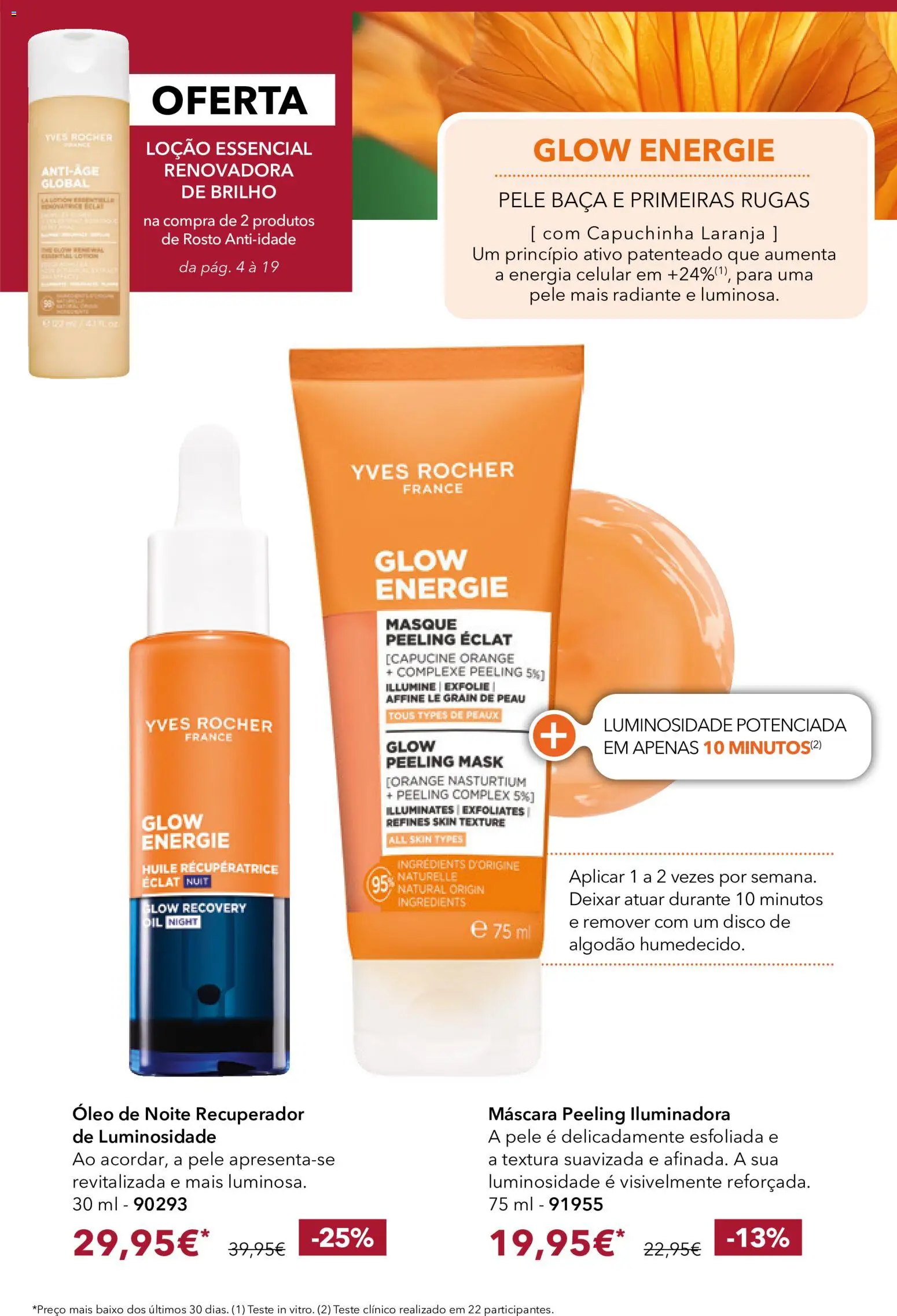 Yves Rocher Catálogo 12 │ válido de 24/09/2026 | Página: 18 | Produtos: Algodão, Óleo