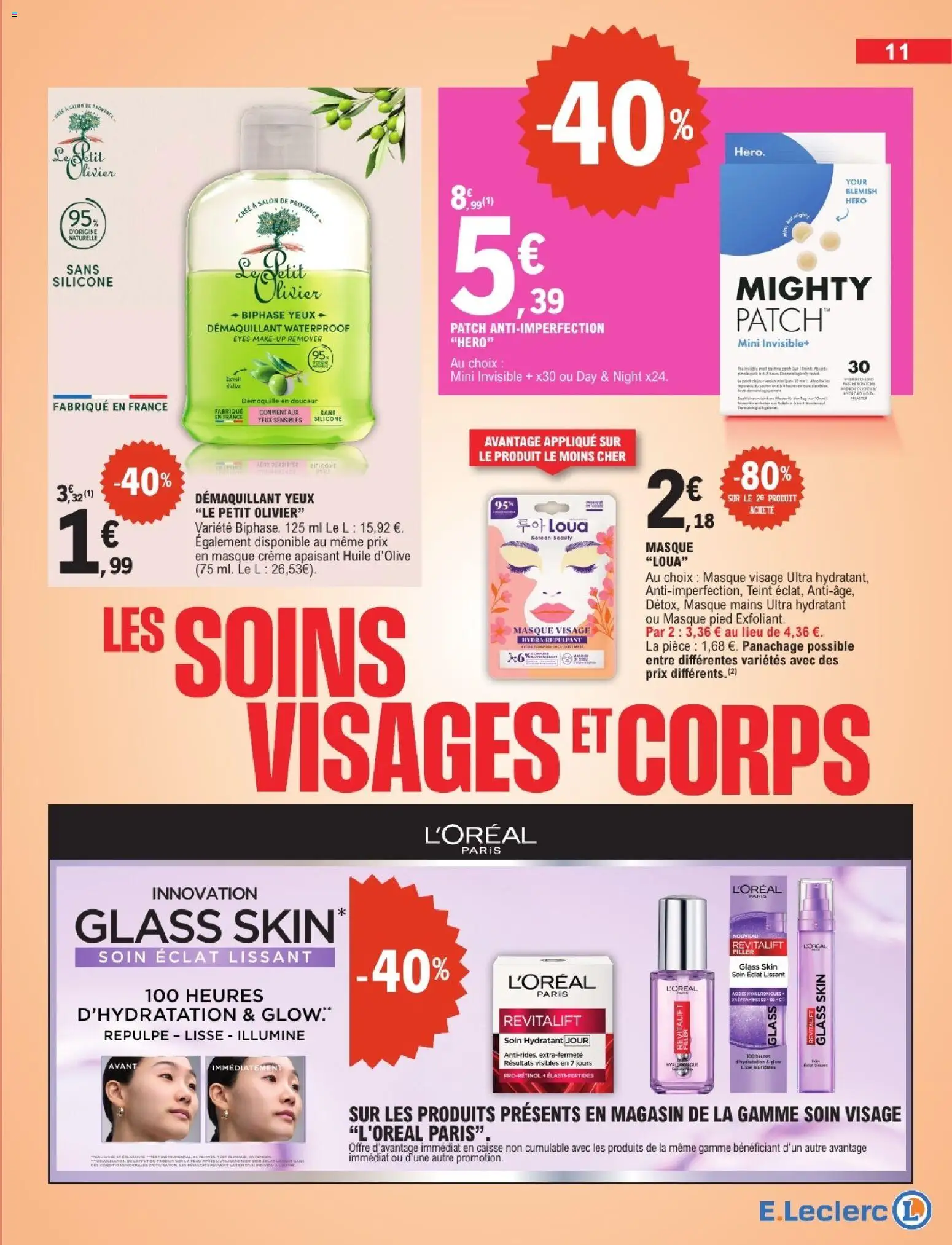 {H1} | Page: 11 | Produits: Huile D'olive, Serum, Masque, Olivier