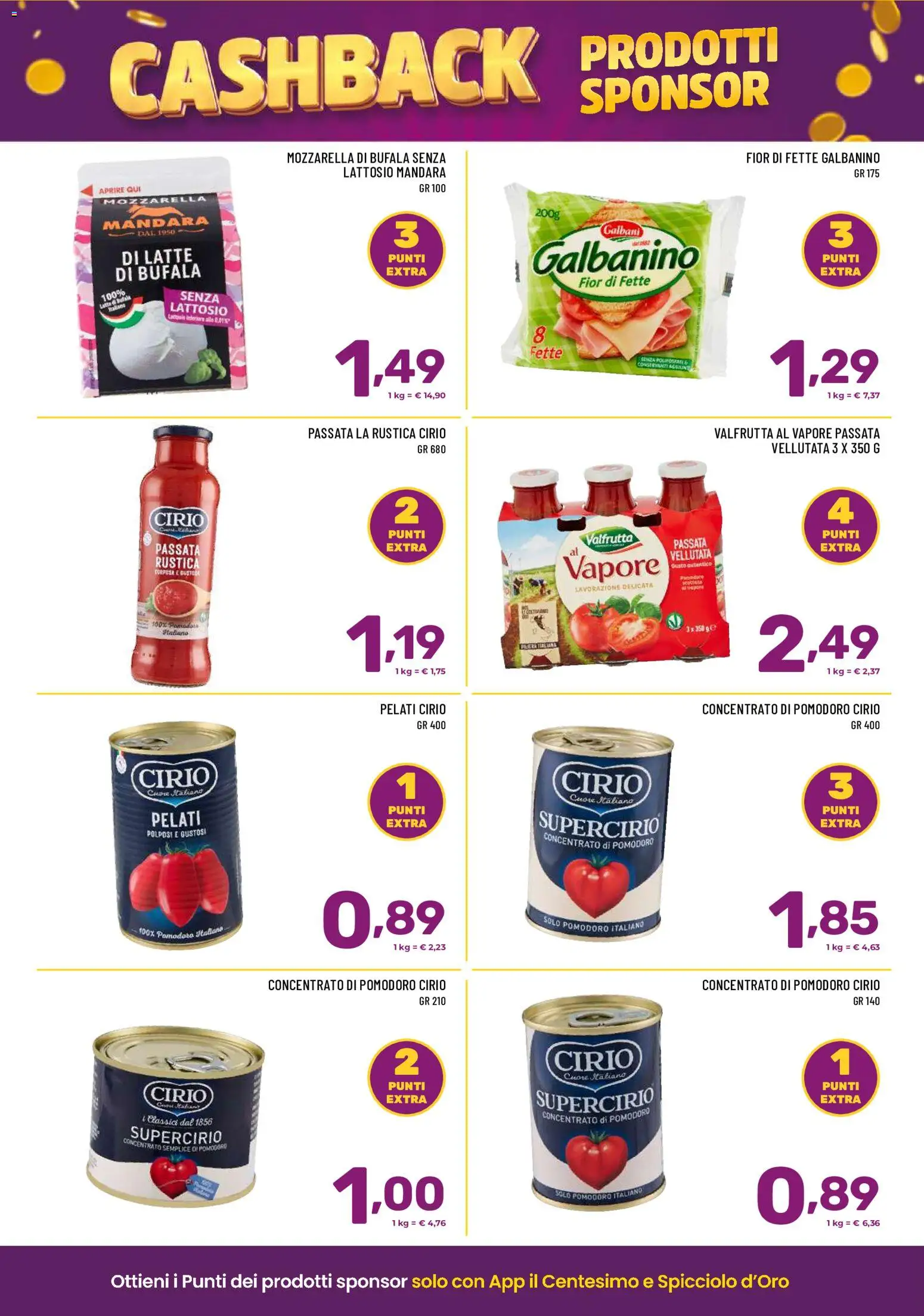 Volantino Il Centesimo del 31/07/2026 | Pagina: 5 | Prodotti: Mozzarella, Pomodoro, Latte