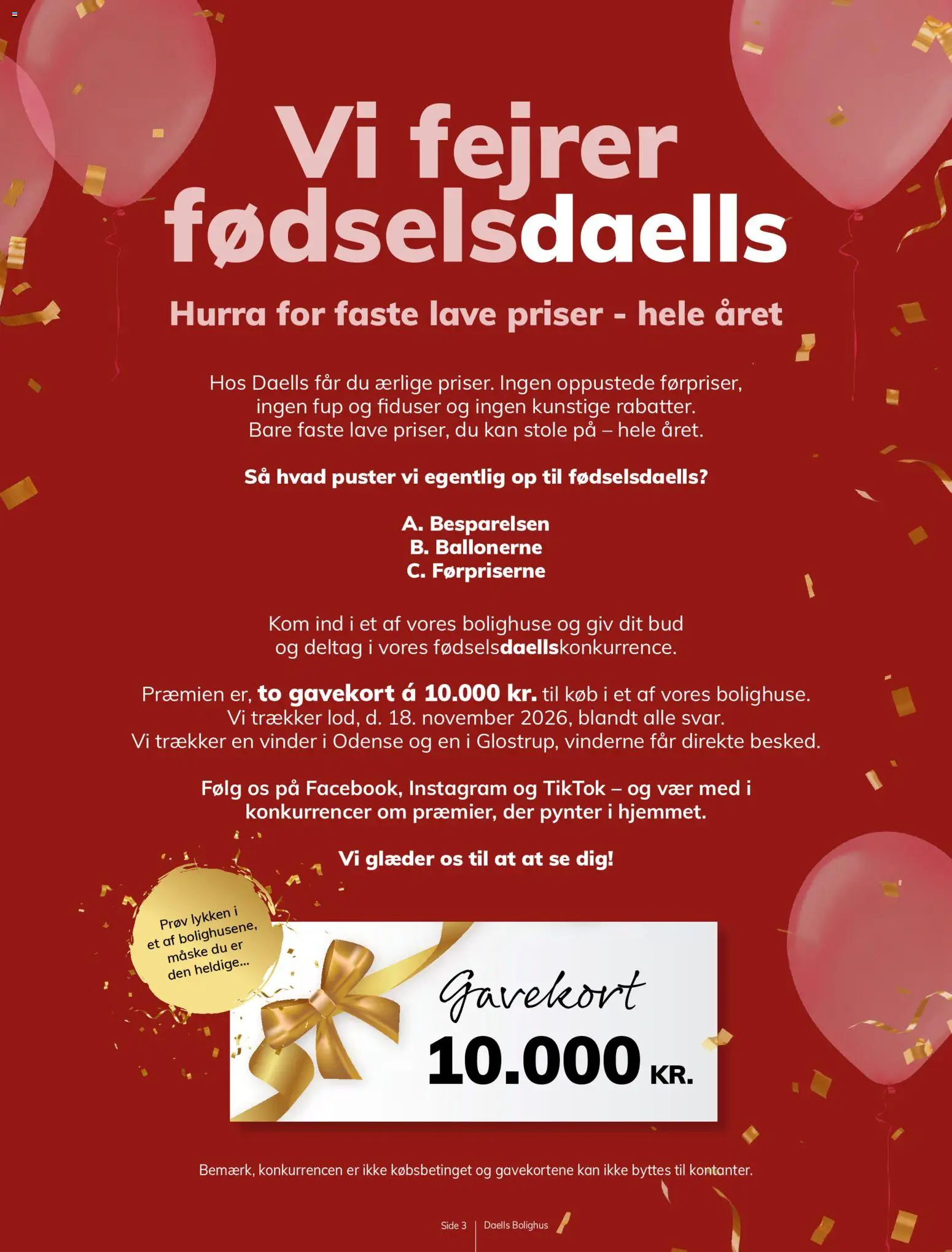 Daells Bolighus tilbudsavis – gyldig fra 23/09/2026 | Side: 3 | Produkter: Maske