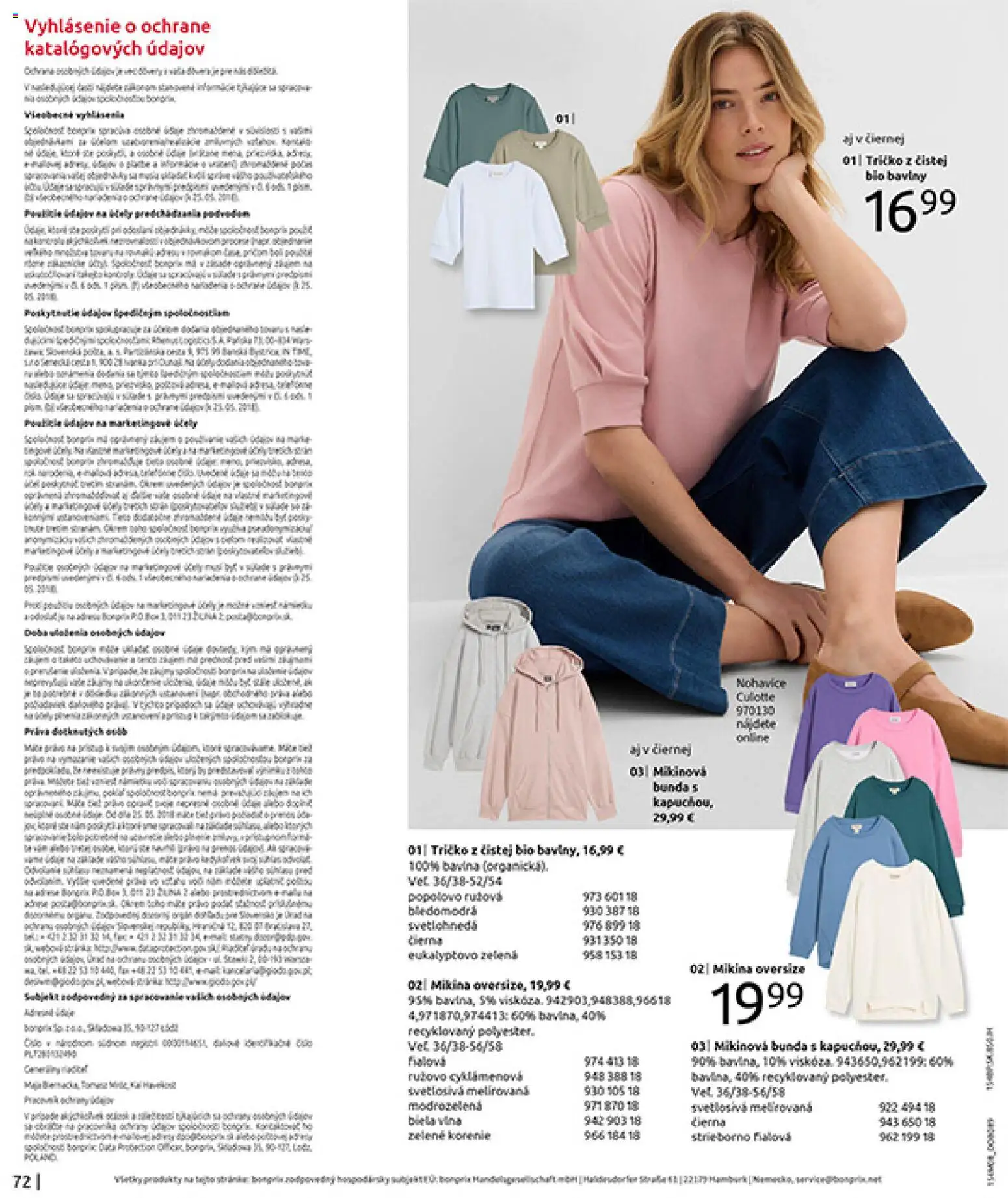 Nové Bonprix akcie – leták je platný od 10.08.2026 | Strana: 74 | Produkty: Tričko, Bunda, Nohavice, Korenie