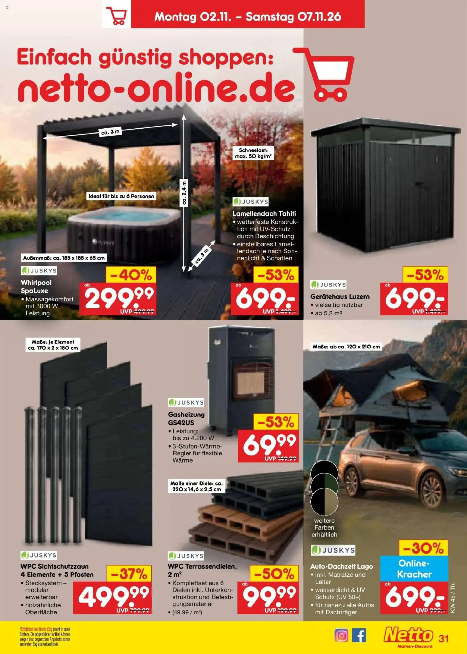 Netto Marken-Discount Prospekt Thiendorf – gültig ab 02.11.2026 | Seite: 47 | Produkte: Matratze