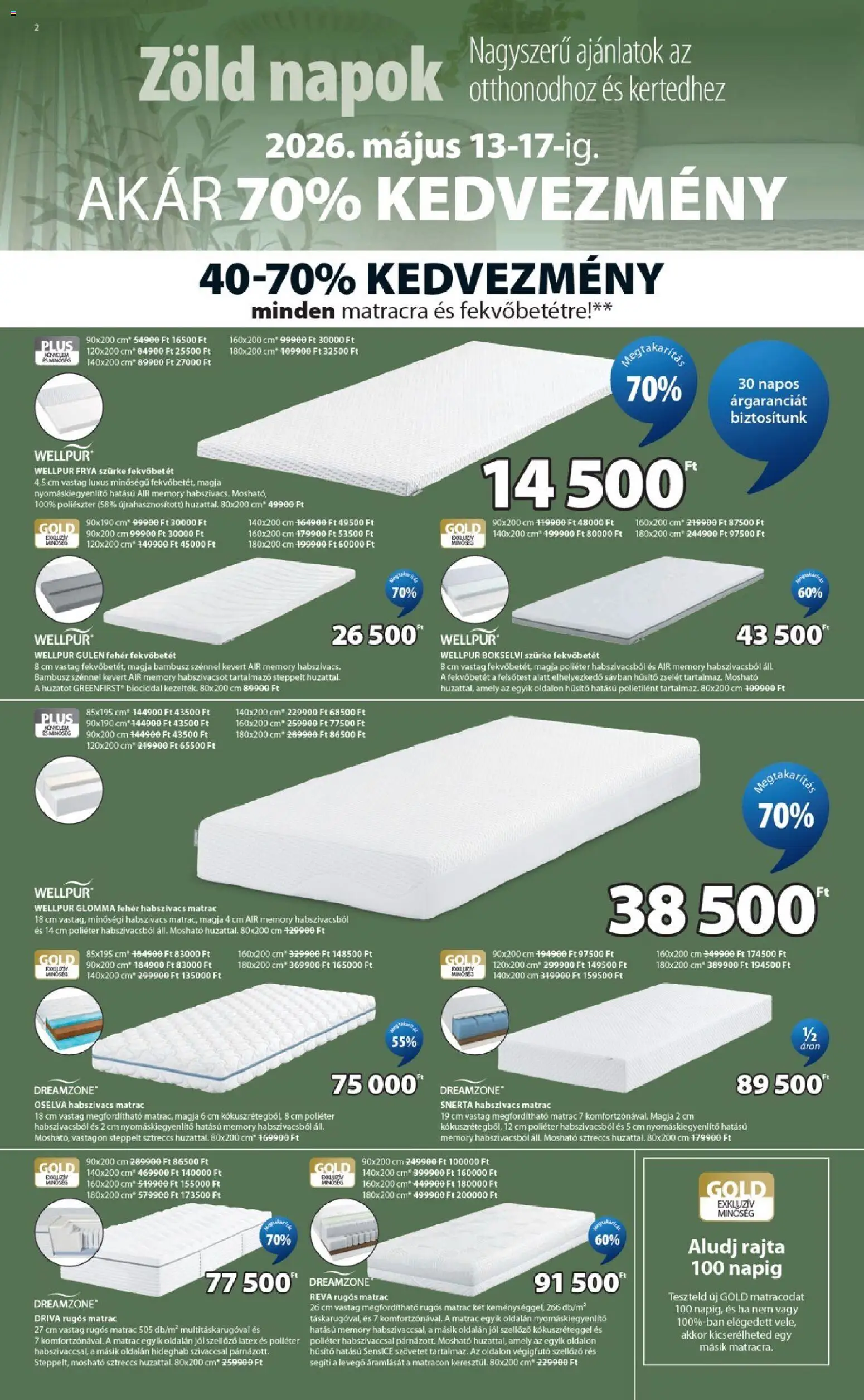 JYSK akciós ujság - amely érvényes a következő dátumtól: 13.05.2026 | Oldal: 2