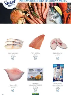 Metro katalog Smart Chef - pregled Metro kataloga - važi od 24.03.2026 | Strana: 14 | Proizvode: Riba