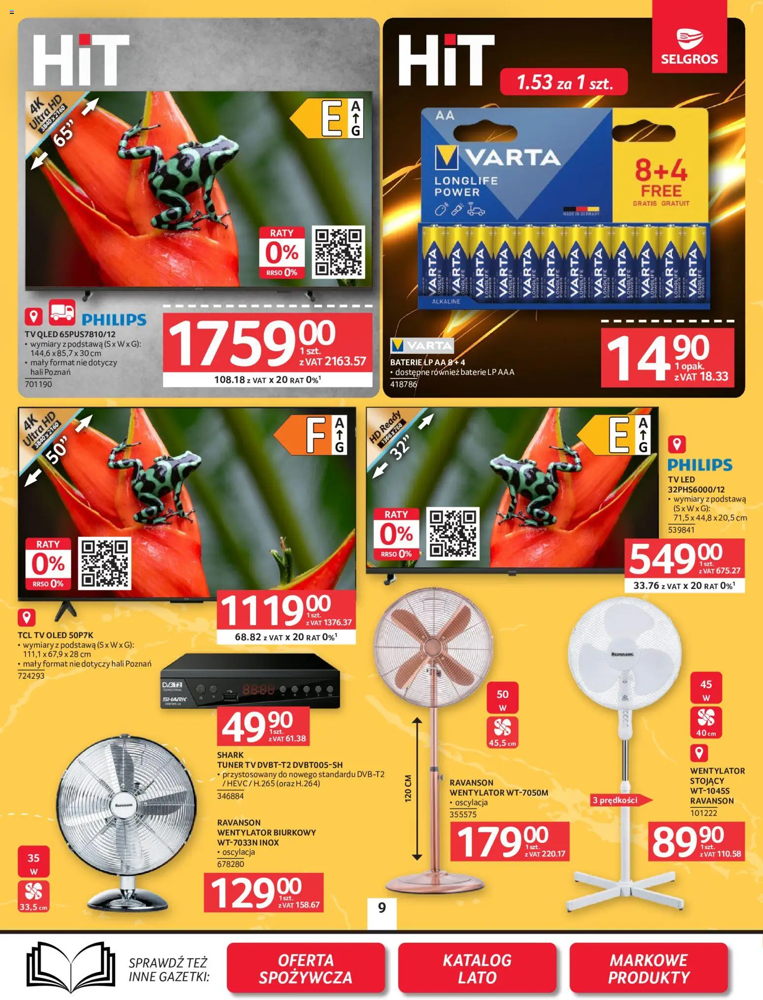 Selgros cash&carry gazetka - Oferta przemysłowa od 16.07.2026 | Strona: 11 | Produkty: Wentylator, Baterie