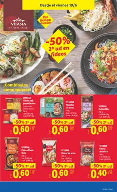 Vista previa VITASIA Noodles de arroz, 200 g válido desde el 15.06.2026 | Página: 47 | Productos: Arroz, Fideos, Fideos de arroz