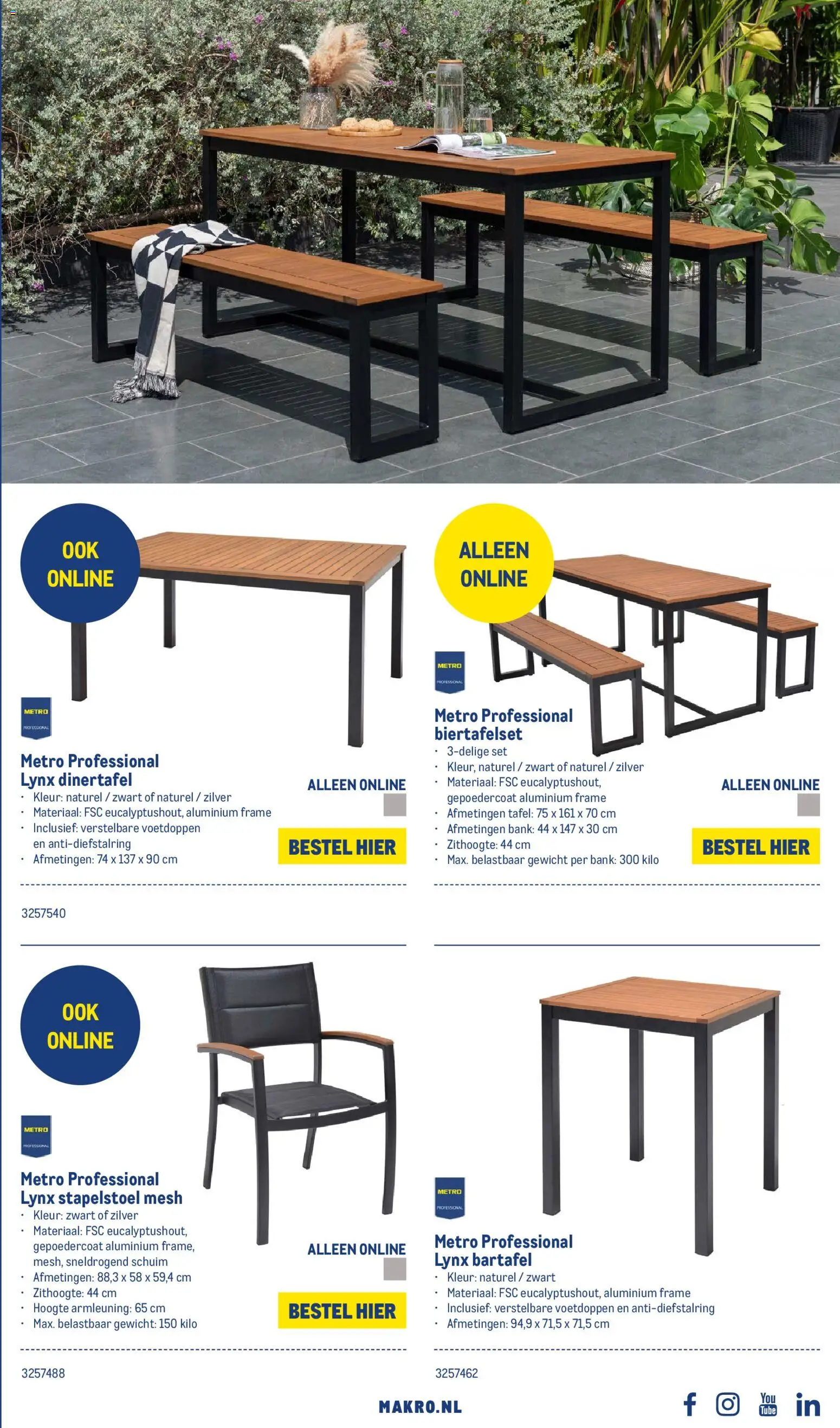 {H1} | Pagina: 7 | Producten: Gewicht, Bank, Tafel