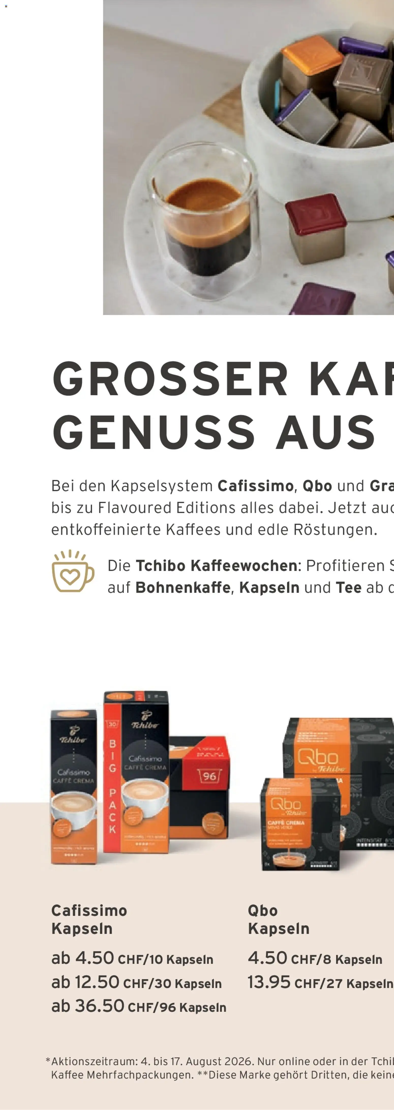 Tchibo aktionen Voilà, c’est moi – gültig ab 11.08.2026 | Seite: 28 | Produkte: Kaffee, Tee