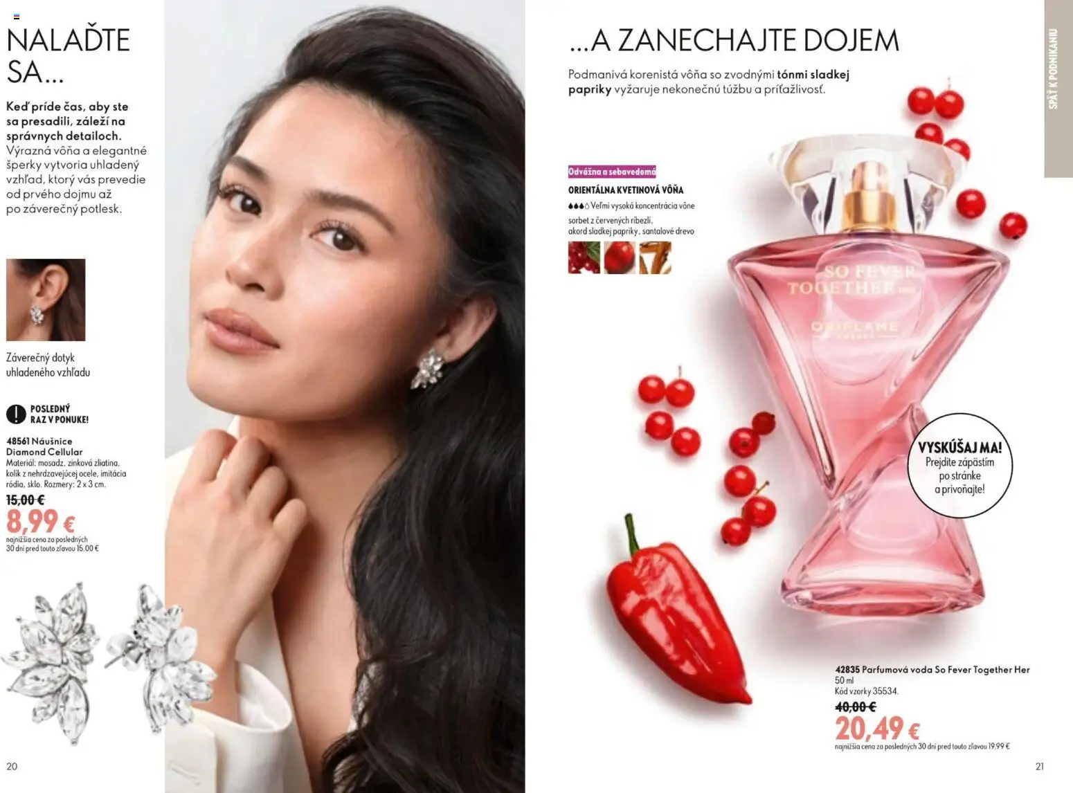 Nové Oriflame akcie – leták je platný od 19.08.2026 | Strana: 11 | Produkty: Sorbet, Voda