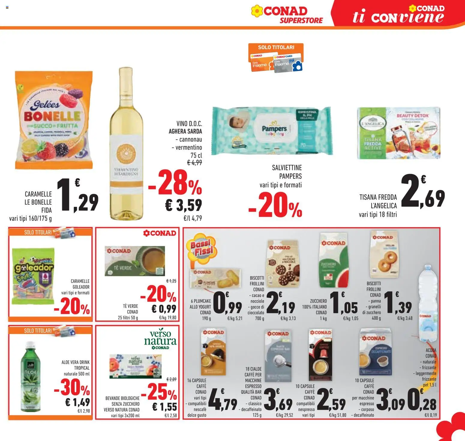 Volantino Conad del 04.06.2026 | Pagina: 41 | Prodotti: Yogurt, Caffè, Aloe vera, Frollini