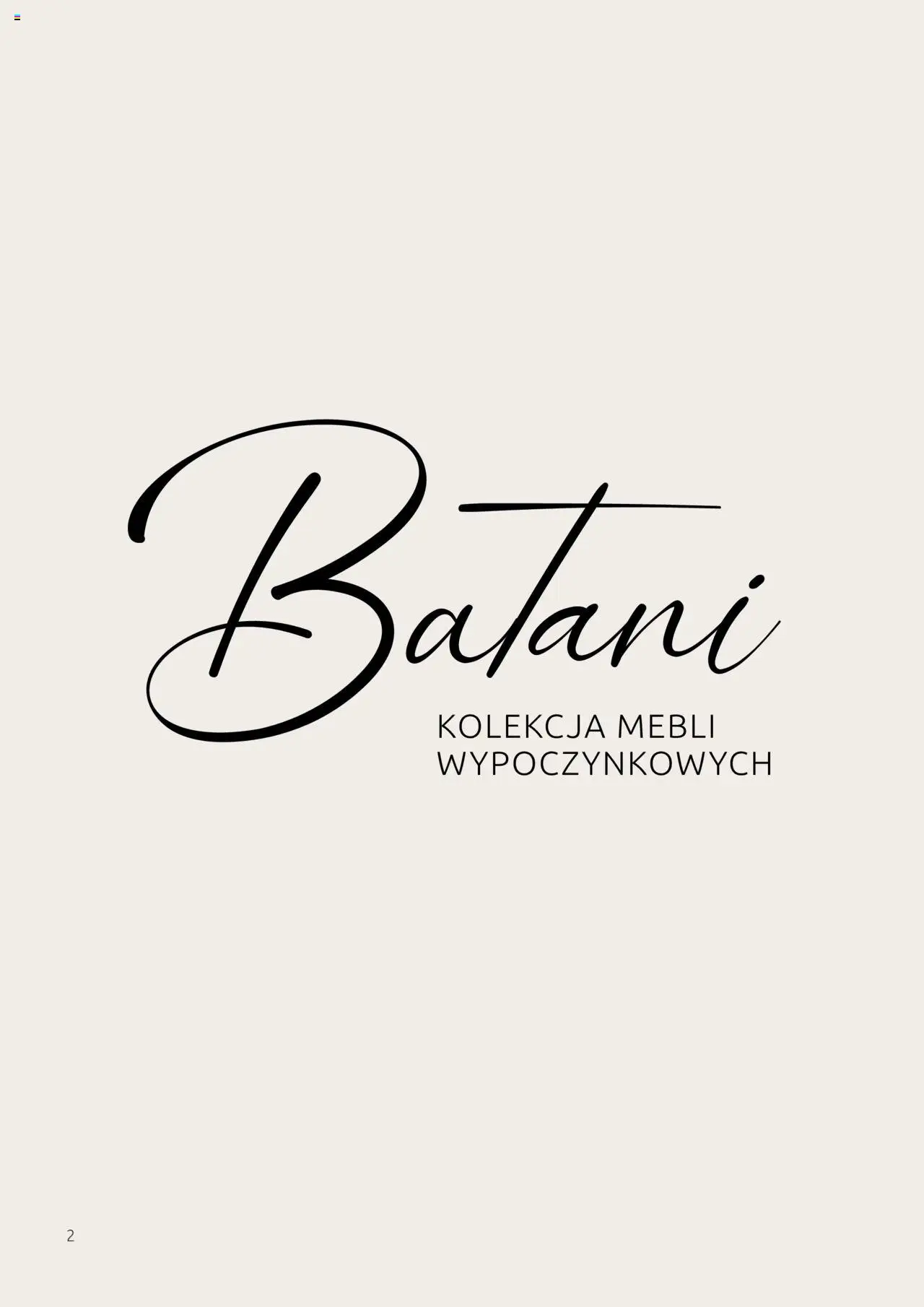 Black Red White Gazetka - Katalog mebli wypoczynkowych Batani od 31.05.2024 | Strona: 2