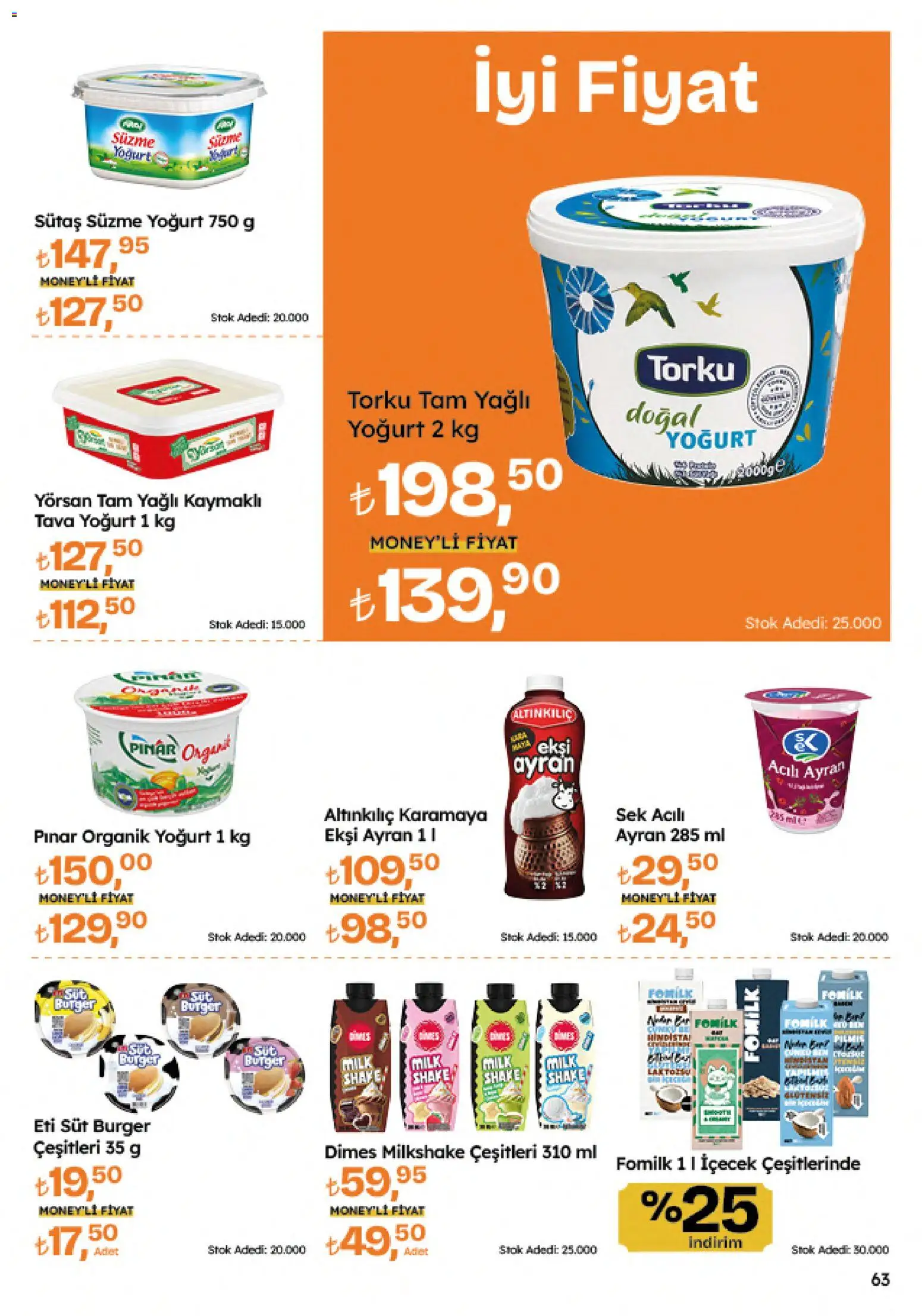 Migros Katalog - 5M Migroskop Dijital - 04.06.2026 tarihinden itibaren geçerlidir | Sayfa: 63 | Ürünler: Süt, Yoğurt