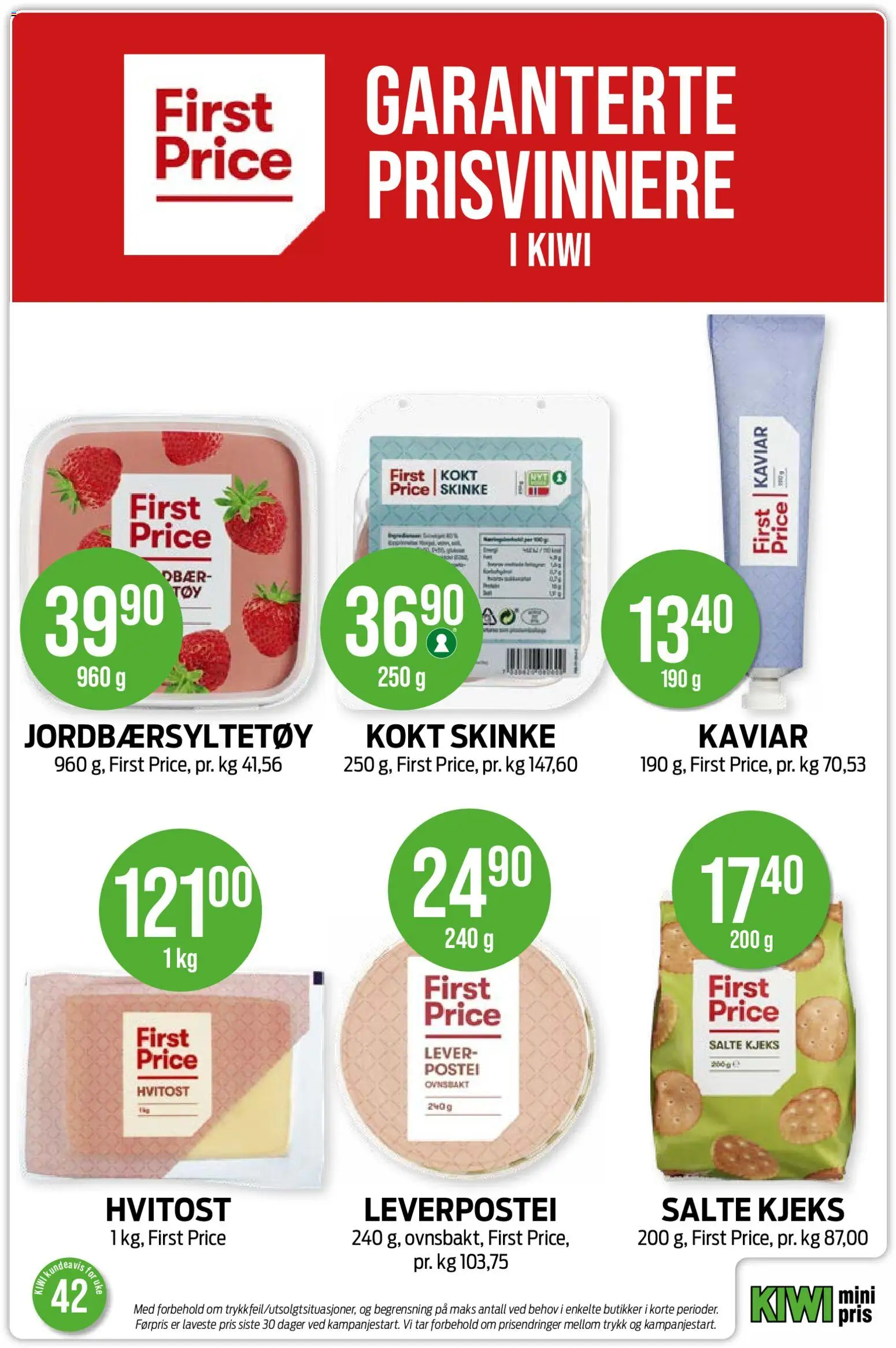 {H1} | Side: 22 | Produkter: Lever, Kiwi, Ved, Kokt skinke