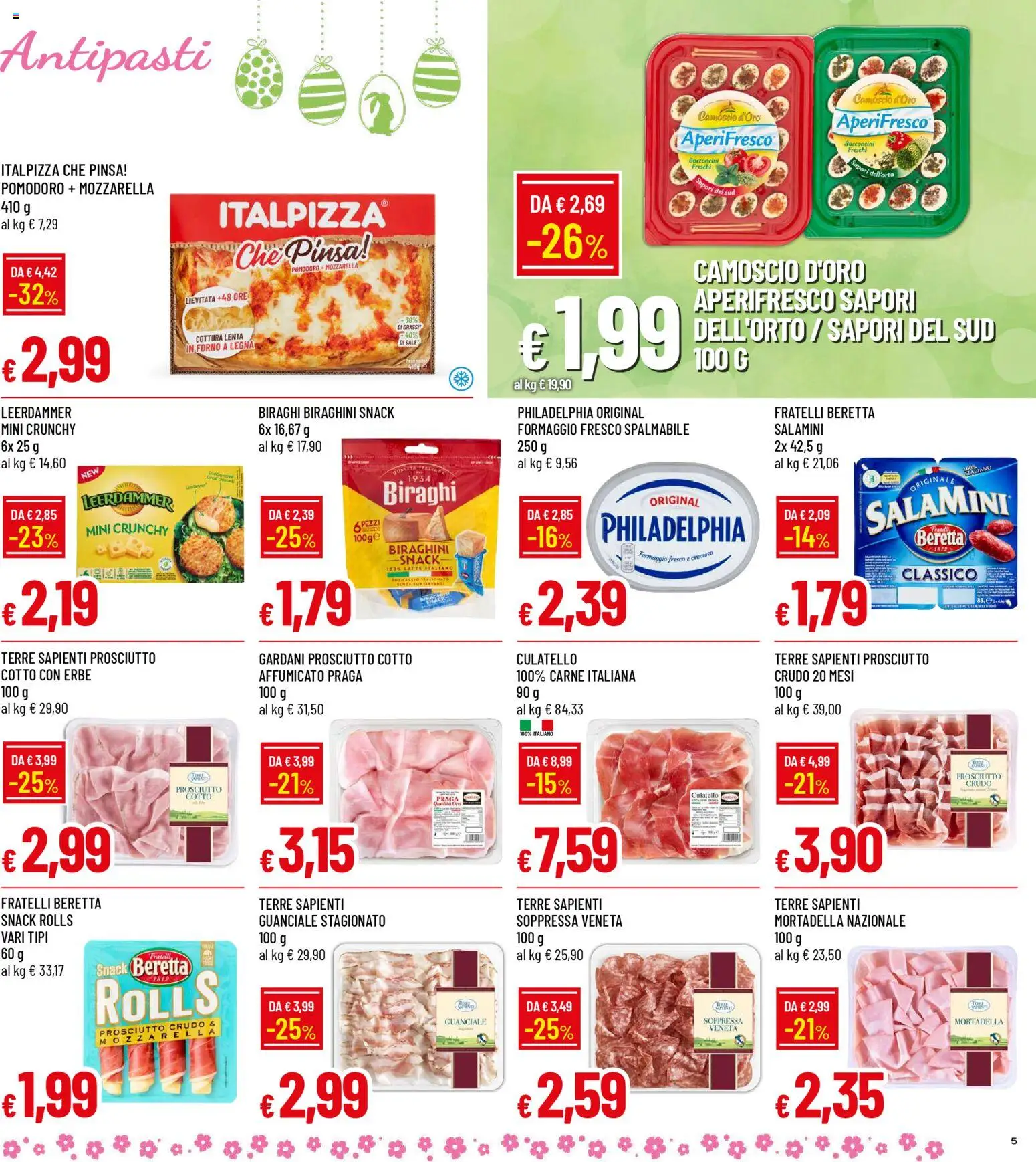 Volantino Galassia del 26.03.2026 | Pagina: 5 | Prodotti: Prosciutto Crudo, Prosciutto Cotto, Pomodoro, Guanciale