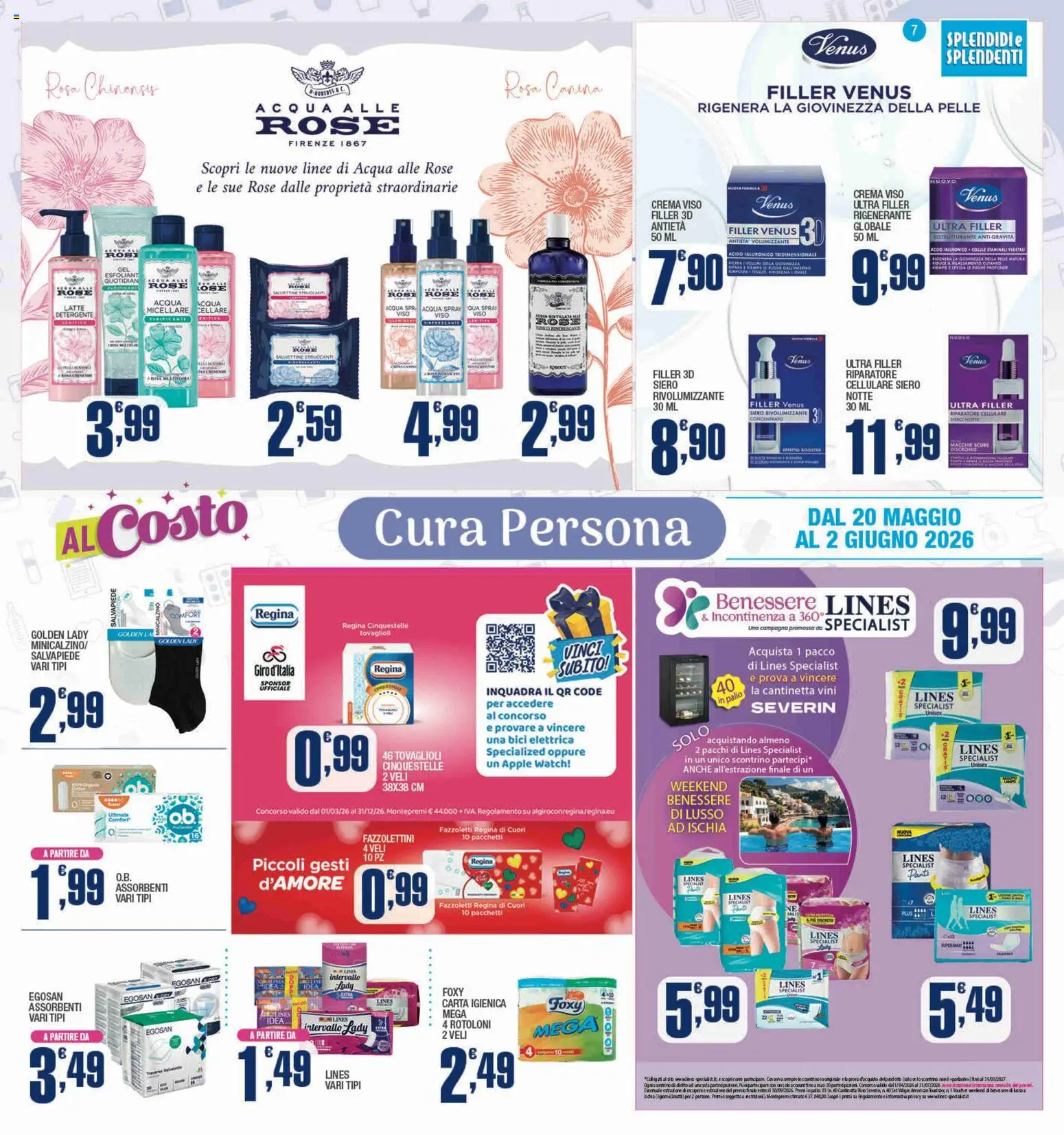 Volantino Splendidi e Splendenti del 20.05.2026 | Pagina: 7 | Prodotti: Crema, Carta igienica, Fazzoletti, Apple Watch