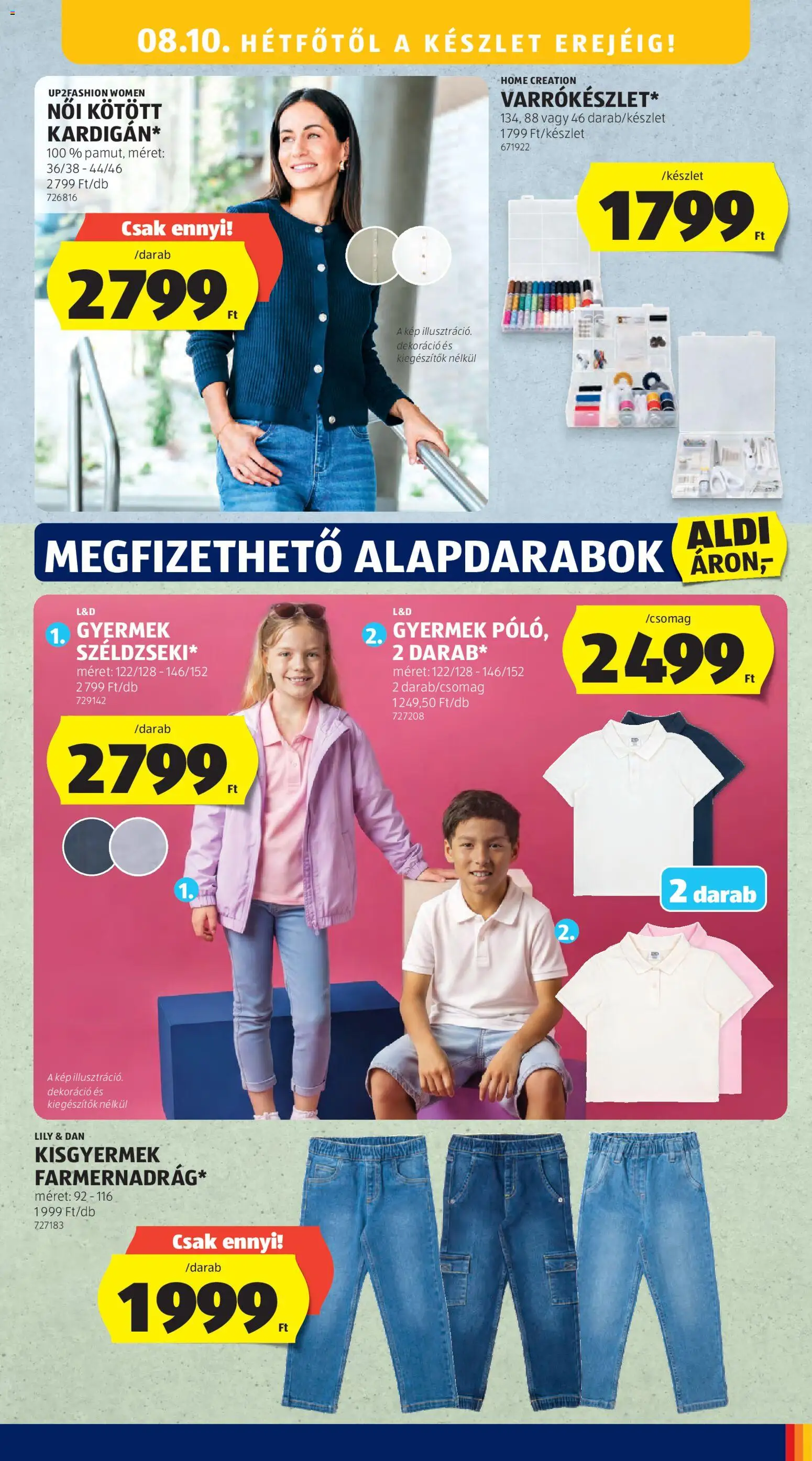 Aldi akciós ujság - amely érvényes a következő dátumtól: 2026.08.06. | Oldal: 11 | Termékek: Dekoráció