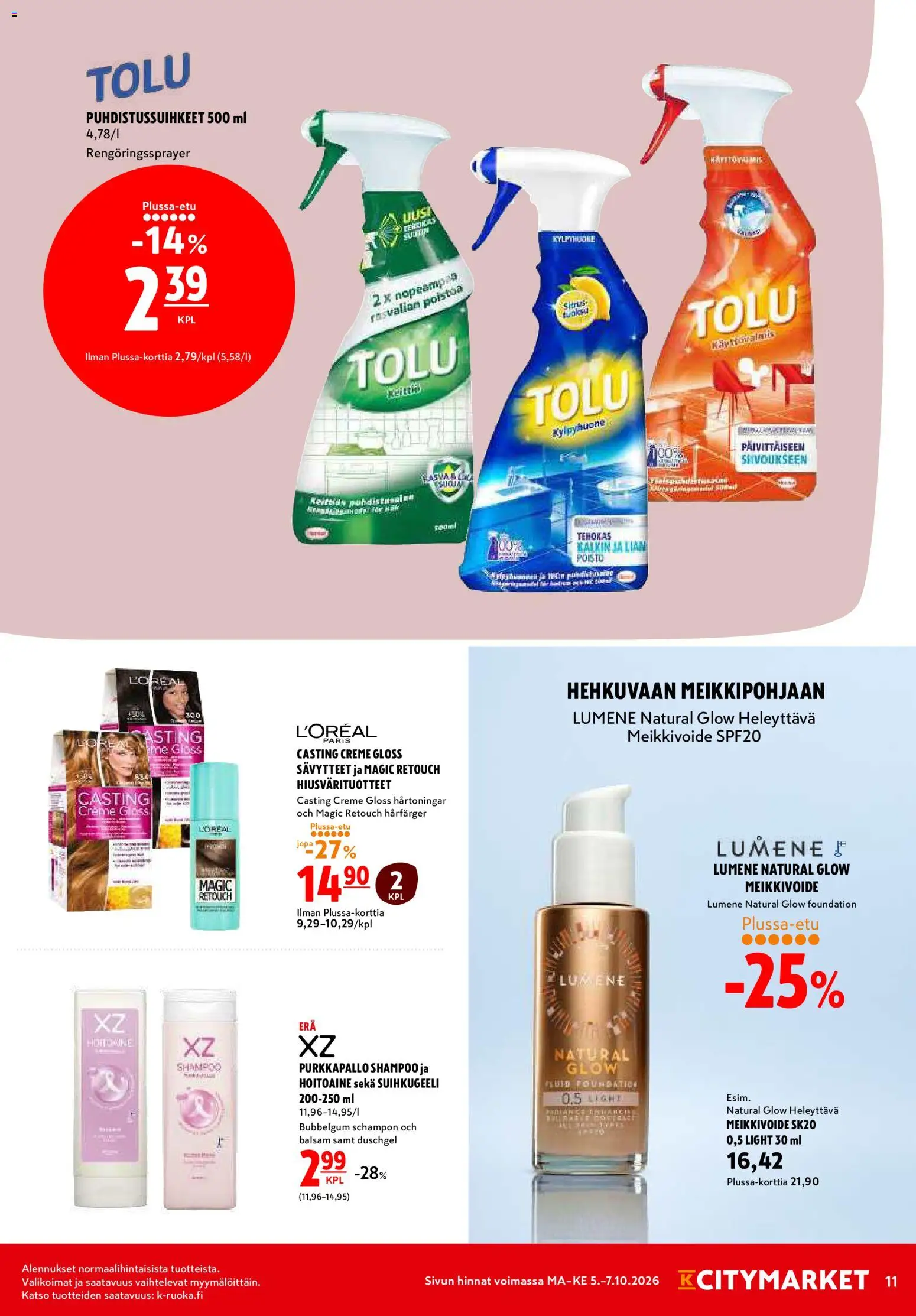 K-Citymarket tarjoukset – voimassa 05/10/2026 alkaen | Sivu: 11