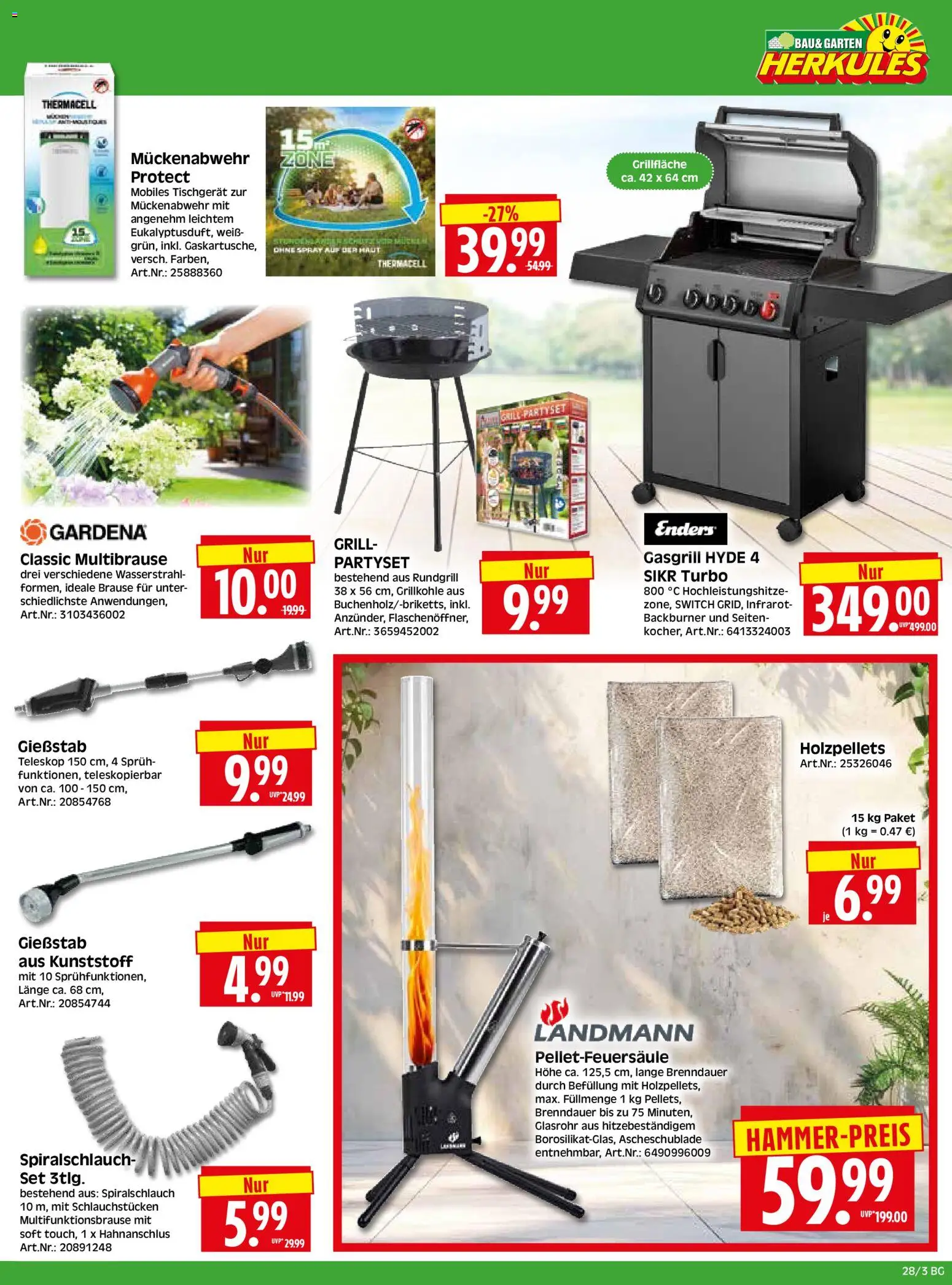 HERKULES Bau & Garten – gültig ab 06.07.2026 | Seite: 3 | Produkte: Grill