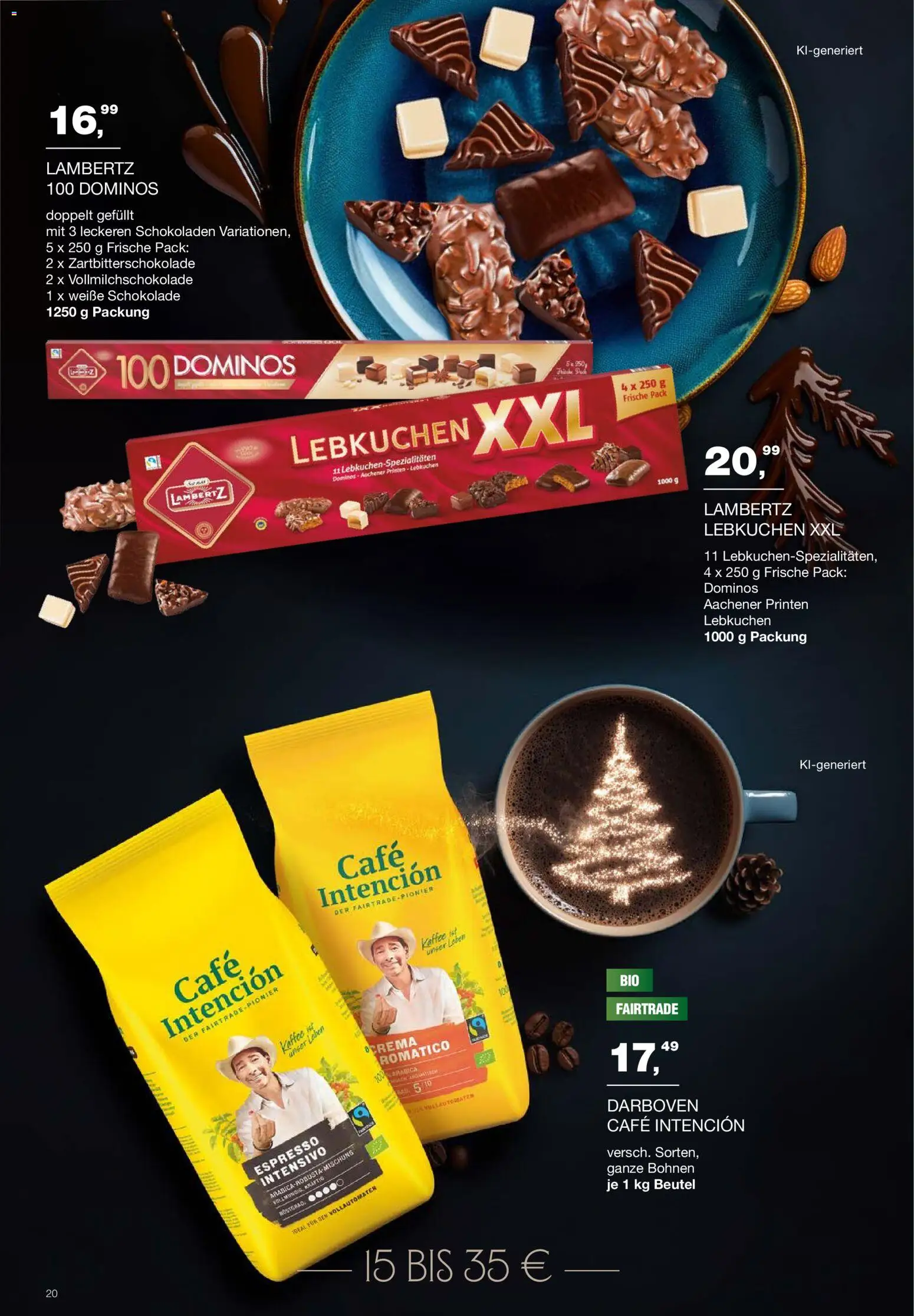 Handelshof Schöner Schenken – gültig ab 01.10.2026 | Seite: 20 | Produkte: Kaffee, Schokolade