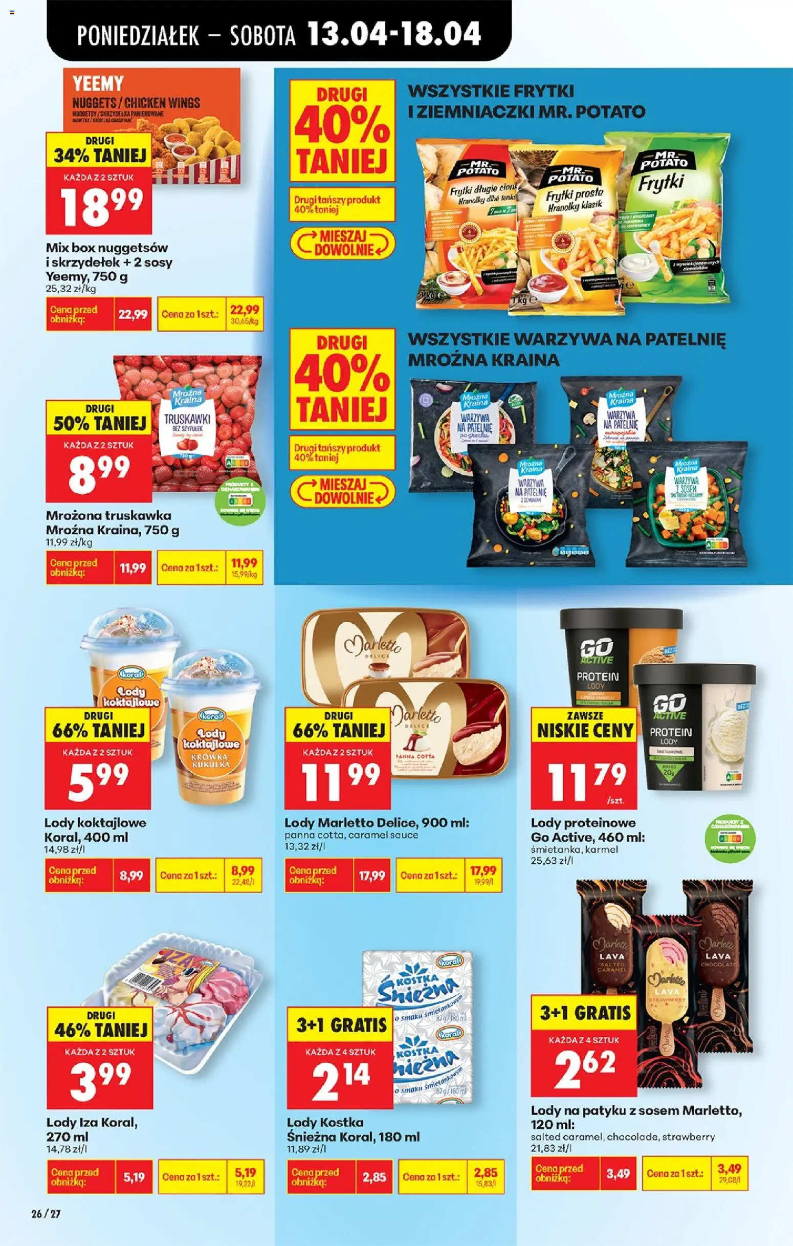 Biedronka Polsko leták od 13.04.2026 | Strana: 30 | Produkty: Box, Hranolky, Panna cotta, Protein