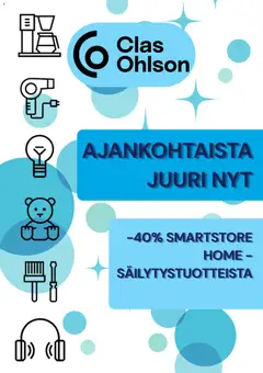 Clas Ohlson-mainoslehti voimassa 03/09/2026 alkaen