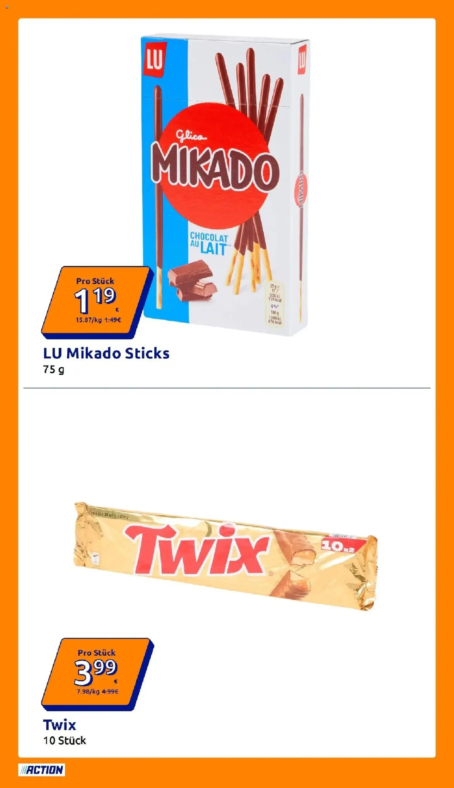 Action Aktueller Prospekt ab 07.10.2026 → Angebote nächste Woche | Seite: 12 | Produkte: Twix
