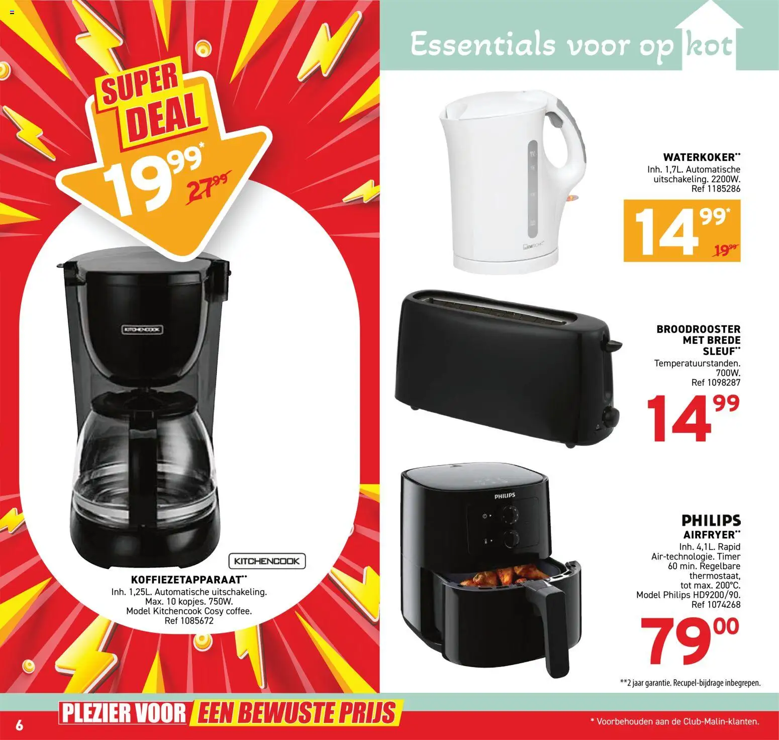 {H1} | Pagina: 6 | Producten: Broodrooster, Waterkoker, Koffiezetapparaat