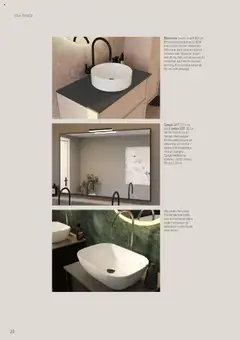 Bauhaus - erbjudanden - Förhandsvisning av reklamblad från butik Bauhaus aktuell från 25.08.2025 | Sida: 20 | Produkter: Tvättställ, Spegel, Lampa, Ring