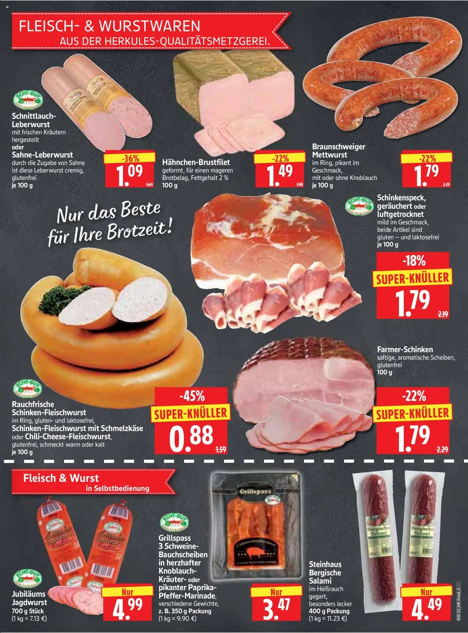 HERKULES Prospekt – gültig ab 26.05.2026 | Seite: 3 | Produkte: Paprika, Knoblauch, Sahne, Fleisch
