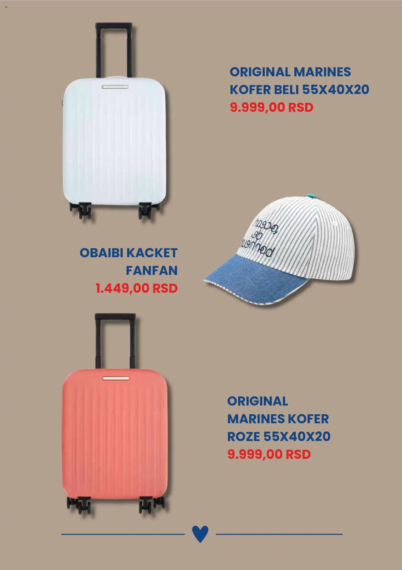 Dexy co katalog - važi od 23.05.2026 | Strana: 3 | Proizvode: Kofer, Kačket