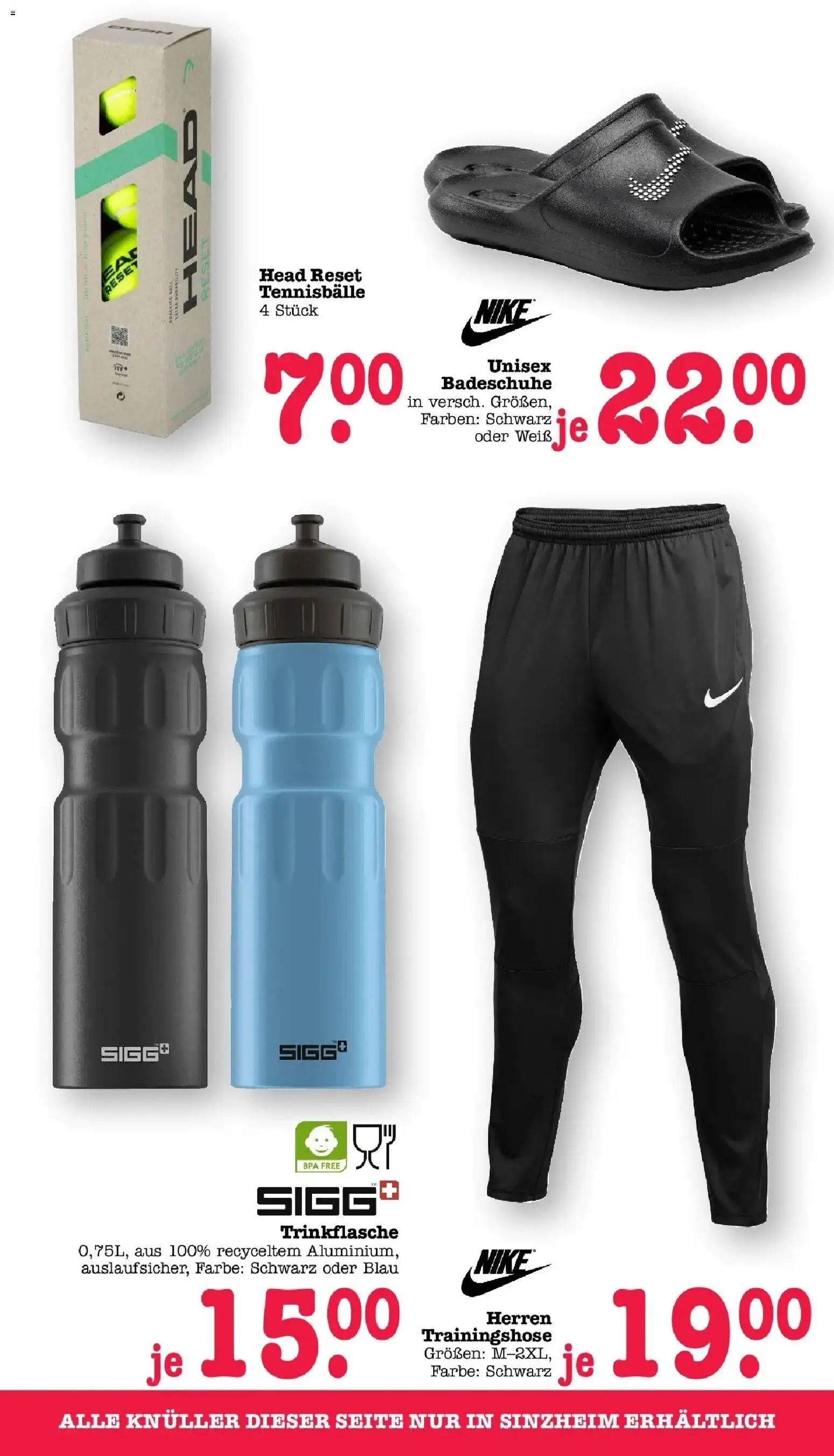 Edeka prospekt Bühlertal	 – gültig ab 27.04.2026 | Seite: 73 | Produkte: Trainingshose, Tennisbälle