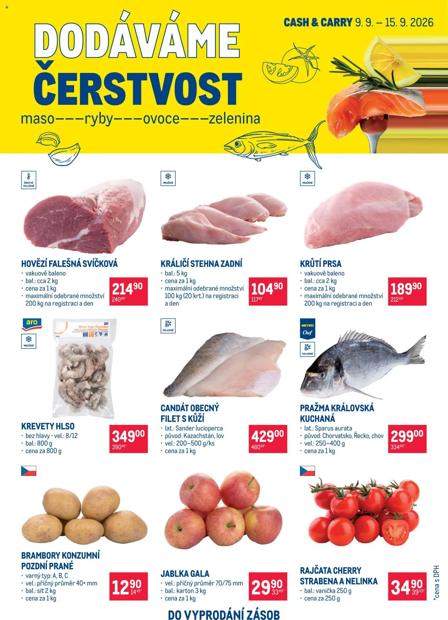 Makro leták - Ultra fresh nabídka od 02.09.2026 | Strana: 2 | Produkty: Tiger, Ryby, Hovězí falešná svíčková, Krevety