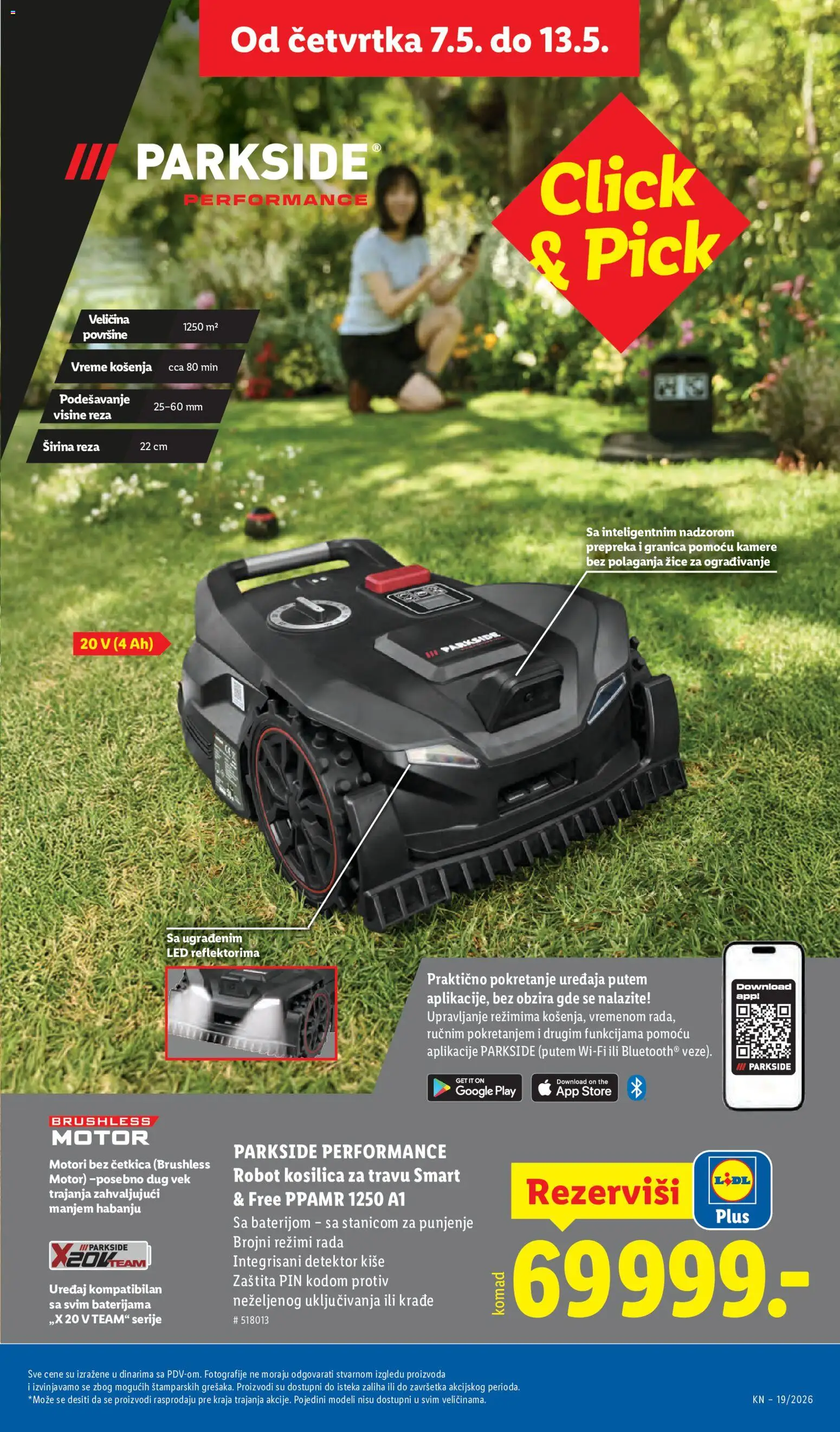 Lidl katalog - važi od 07.05.2026 | Strana: 85 | Proizvode: Parkside, Robot, Kosilica
