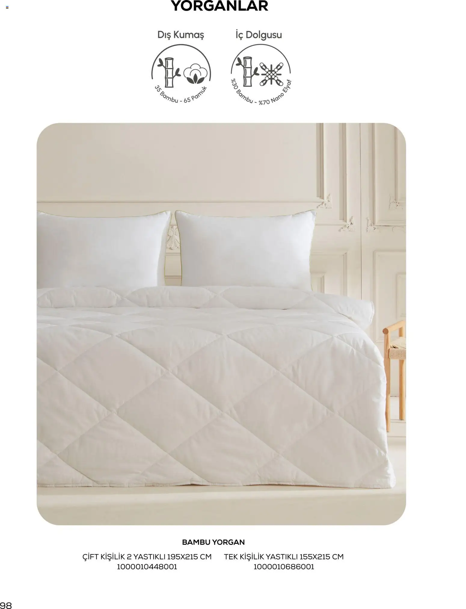 Karaca Home Katalog - 01.03.2026 tarihinden itibaren geçerlidir | Sayfa: 98 | Ürünler: Yorgan