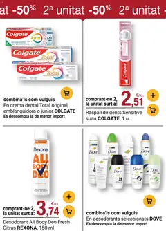 Vista previa Bonpreu folleto válido desde el 02.06.2026 | Página: 50 | Productos: Pasta, Crema, Body