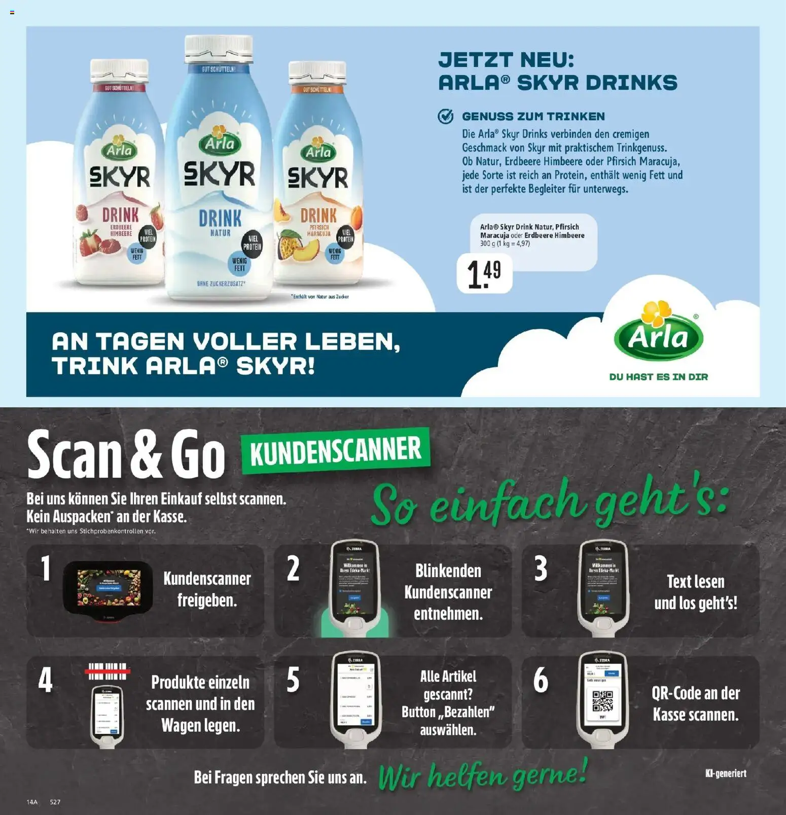 Marktkauf Prospekt Aschaffenburg (ab 19.10.2026) » Angebote online | Seite: 20 | Produkte: Skyr, Zucker, Pfirsich, Himbeere