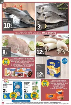 Vista previa E.Leclerc - Pamplona válido desde el 26/08/2026 | Página: 20 | Productos: Ajo, Tomate, Té, Vinagre