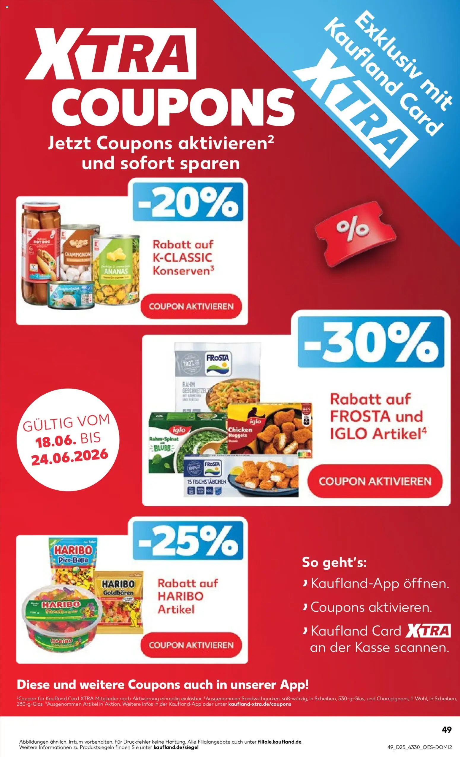 Kaufland Německo leták - Hamburg od 18.06.2026 | Strana: 49 | Produkty: Haribo, Ananas
