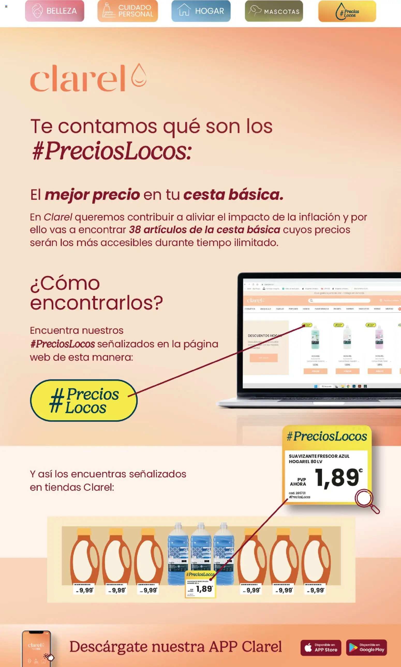 Clarel - folleto │ válido desde el 05/08/2026 | Página: 11 | Productos: Maquillaje, Té, Suavizante, Cesta
