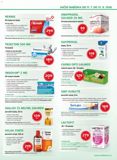 Náhled letáku Moje lékárna leták od 11.07.2026 | Strana: 3 | Produkty: Vitamin c, Tablet, Forma