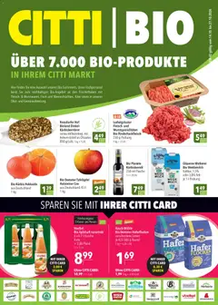CITTI Markt Bio-Produkte ab 14.10.2026 gültig